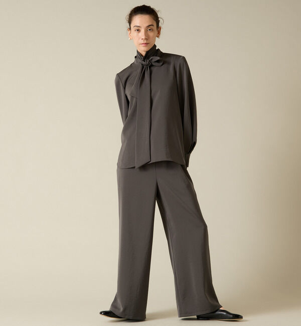 Liesse「ボウタイブラウス（セットアップ対応）」|シャツ・ブラウス|