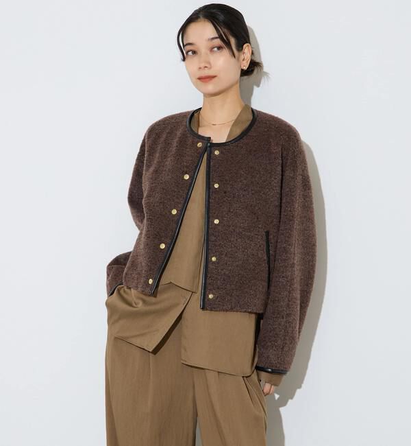 Liesse「クロップドボアジャケット」|その他|