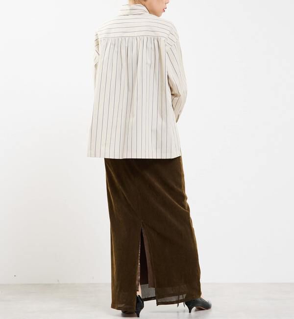 Soffitto「タイ付き（取り外し可能）ブラウス」|シャツ・ブラウス|