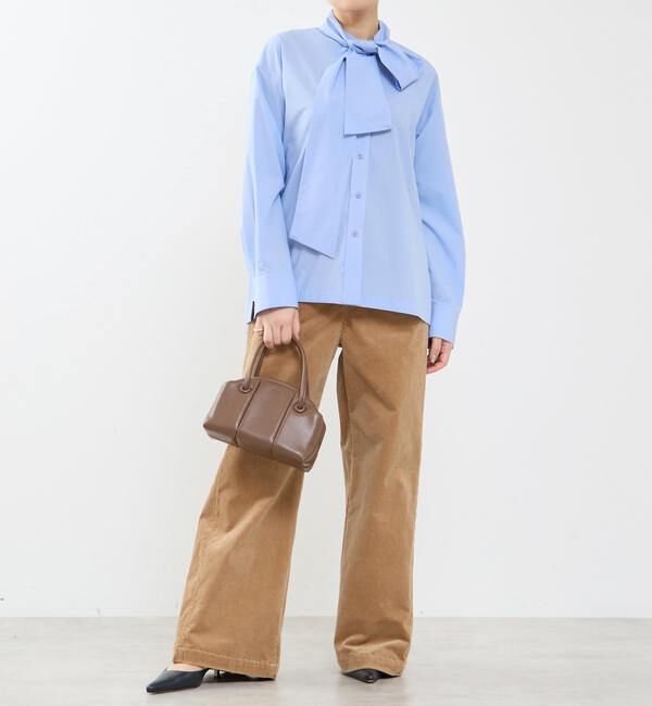 Soffitto「タイ付き（取り外し可能）ブラウス」|シャツ・ブラウス|