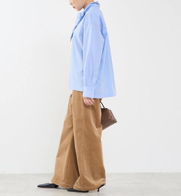 Soffitto「タイ付き（取り外し可能）ブラウス」|シャツ・ブラウス|