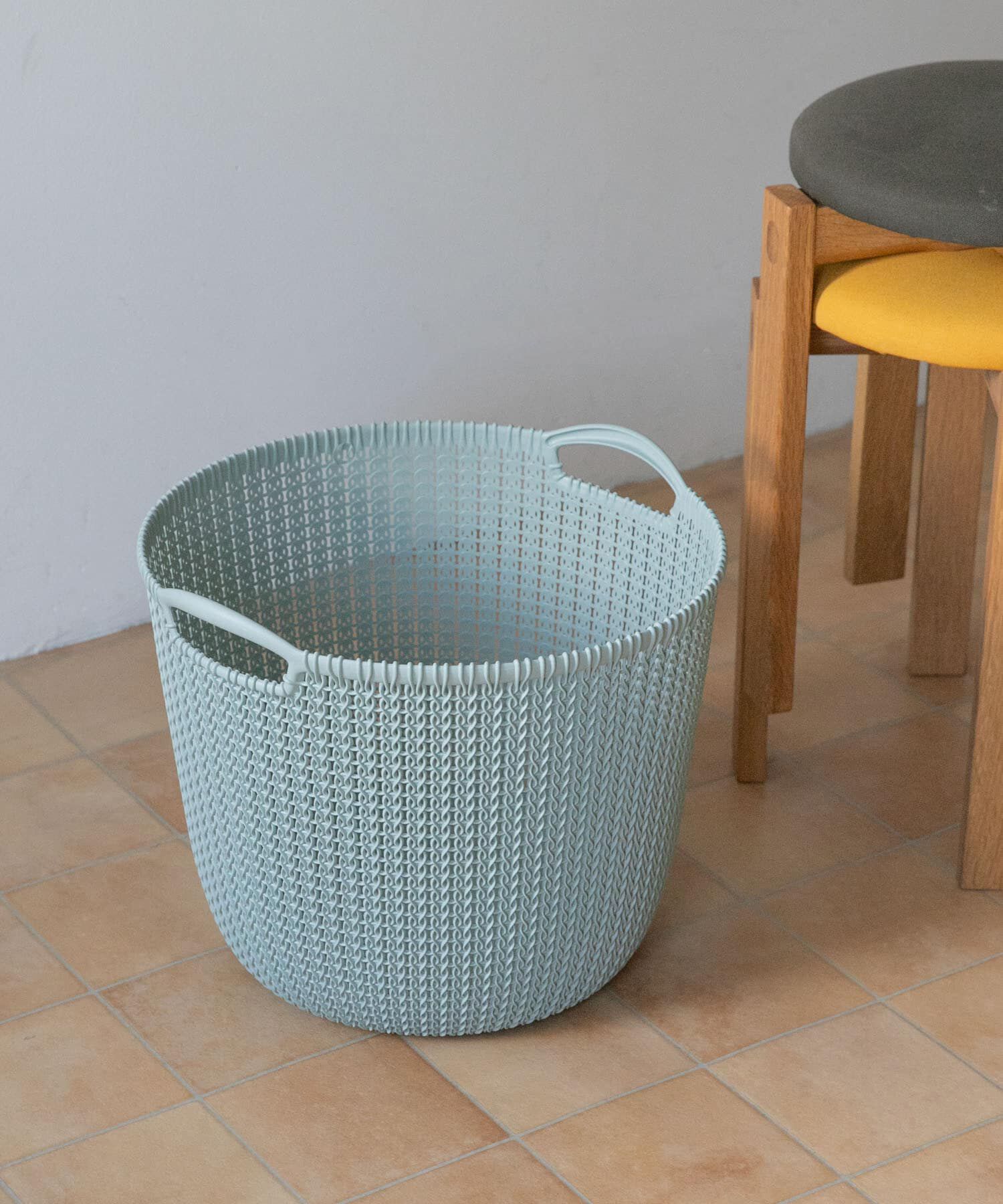 URBAN RESEARCH DOORS「『WEB限定』CURVER　ラウンドバスケット 30L」|その他|ブルー