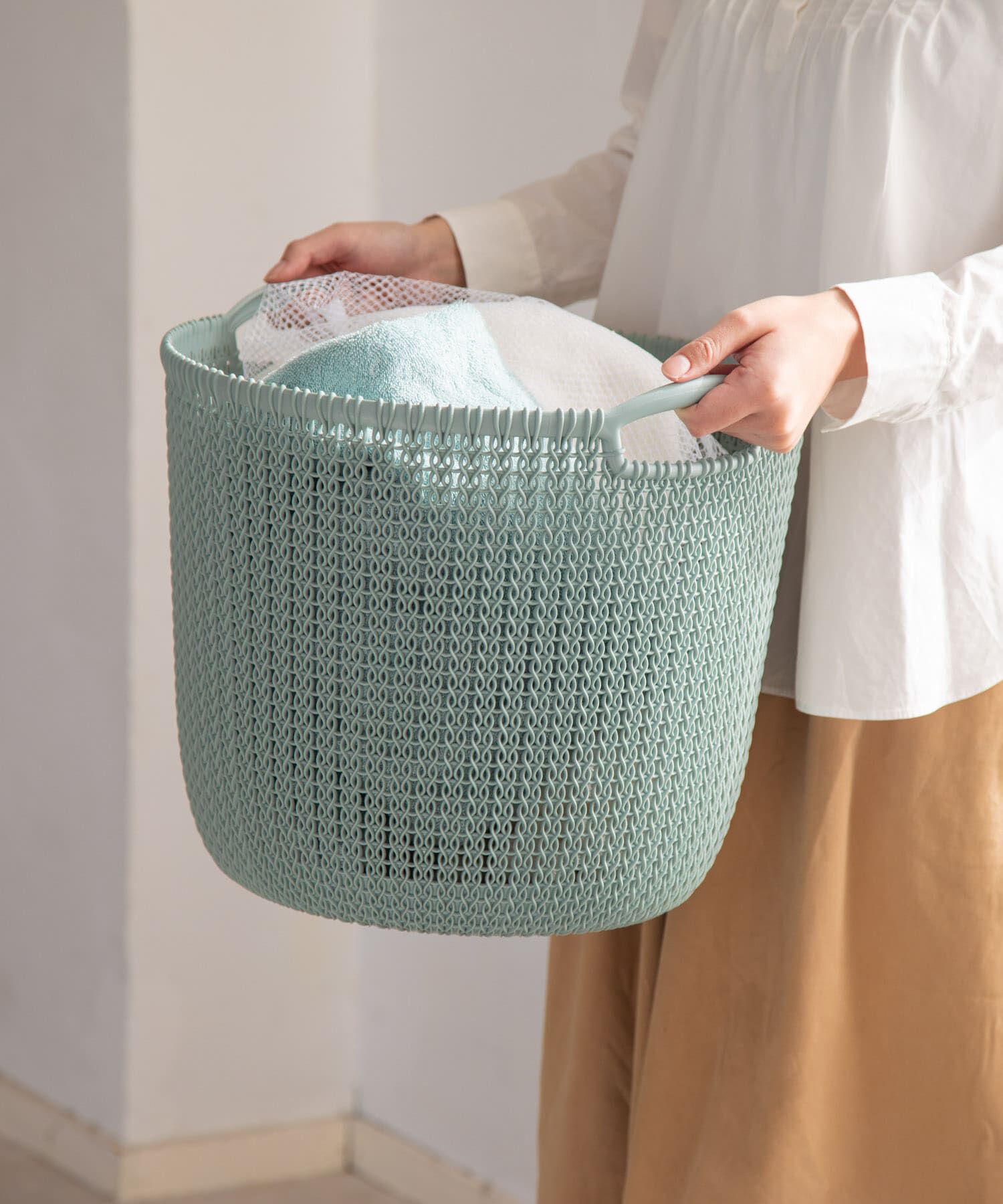 URBAN RESEARCH DOORS「『WEB限定』CURVER　ラウンドバスケット 30L」|その他|