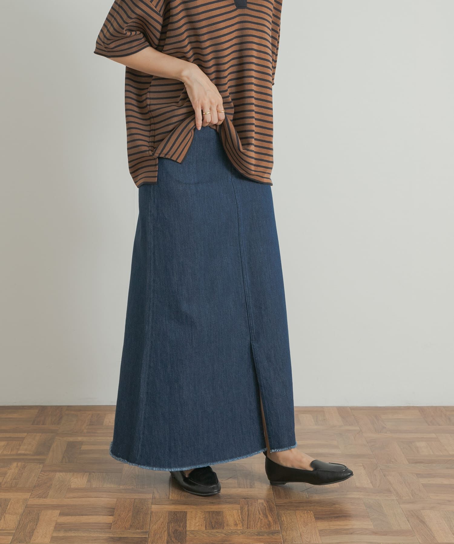 URBAN RESEARCH DOORS「Denim Flare Skirt」|スカート|