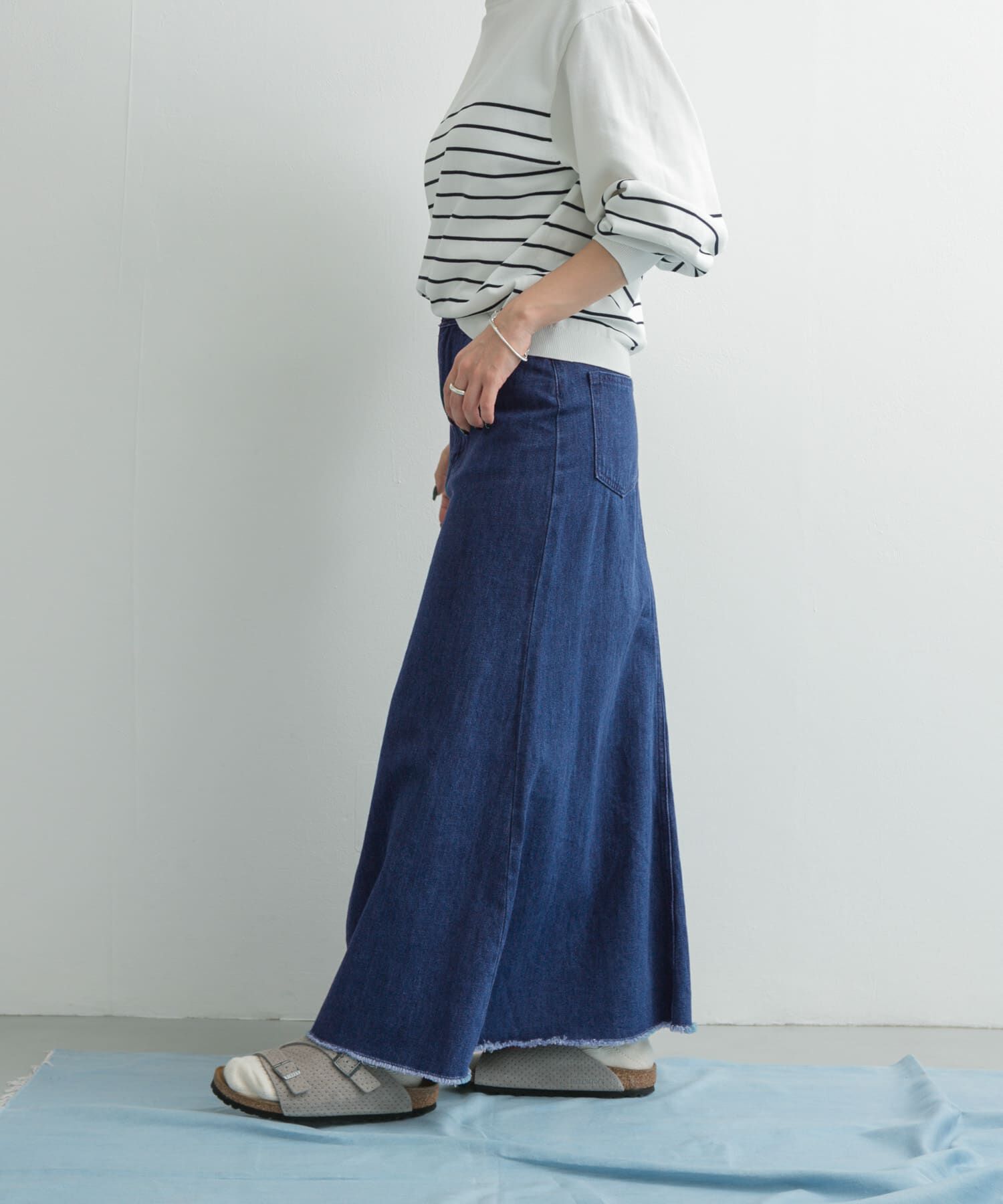 URBAN RESEARCH DOORS「Denim Flare Skirt」|スカート|