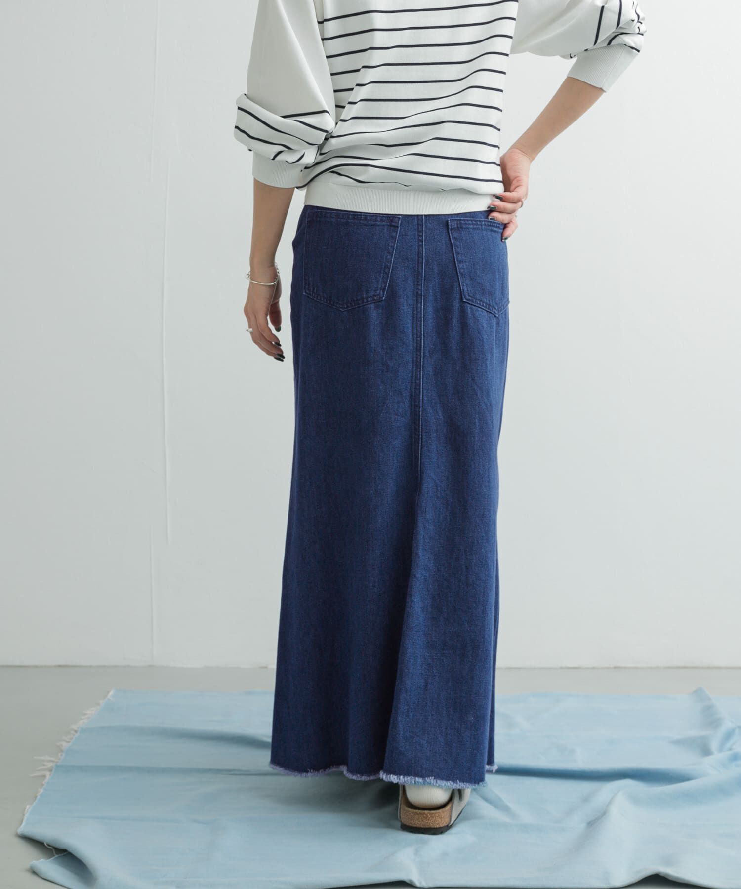 URBAN RESEARCH DOORS「Denim Flare Skirt」|スカート|