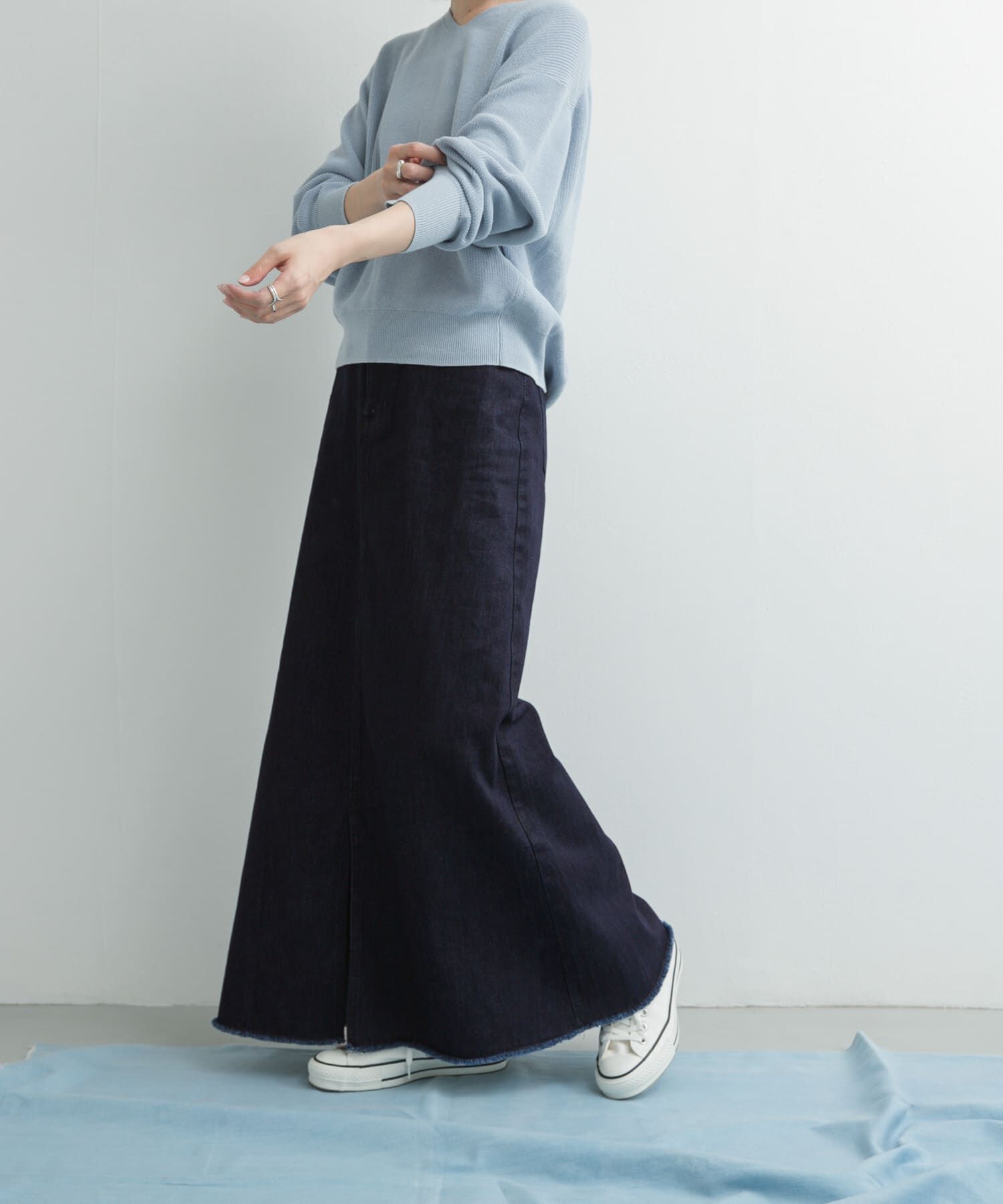 URBAN RESEARCH DOORS「Denim Flare Skirt」|スカート|
