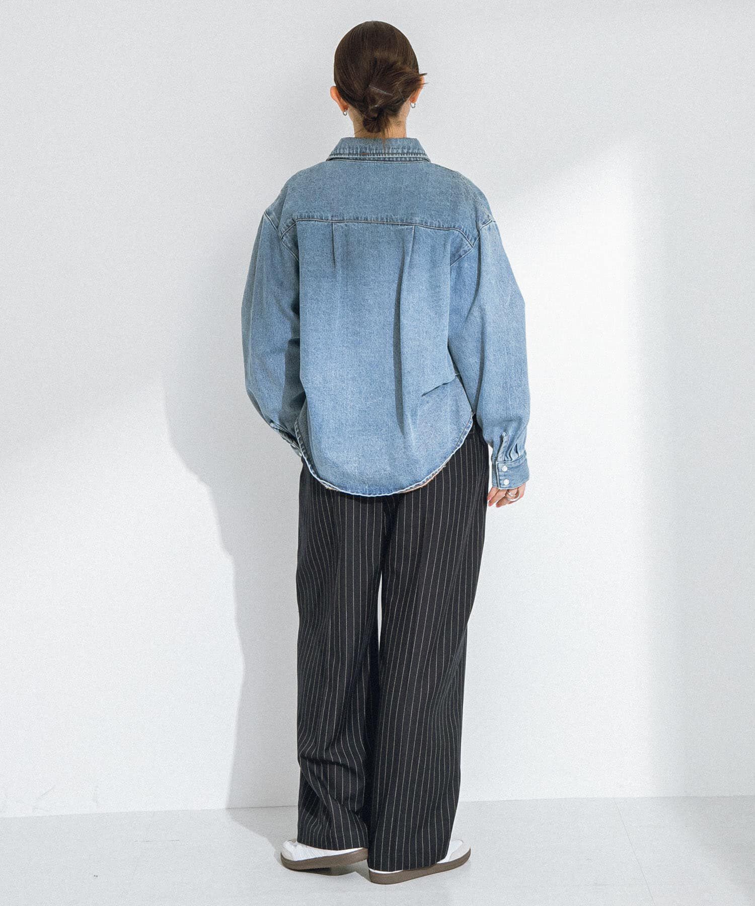 Sonny Label 「ピンストライプベアサロペット」|スカート|