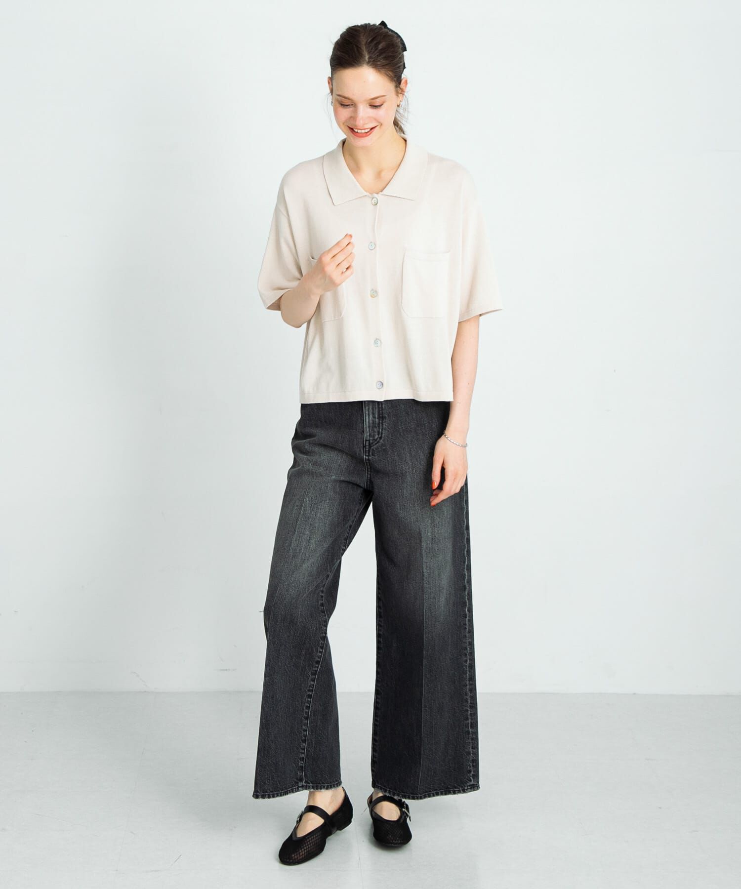 Sonny Label 「(接触冷感)クールミストニットシャツ」|ニット・セーター|