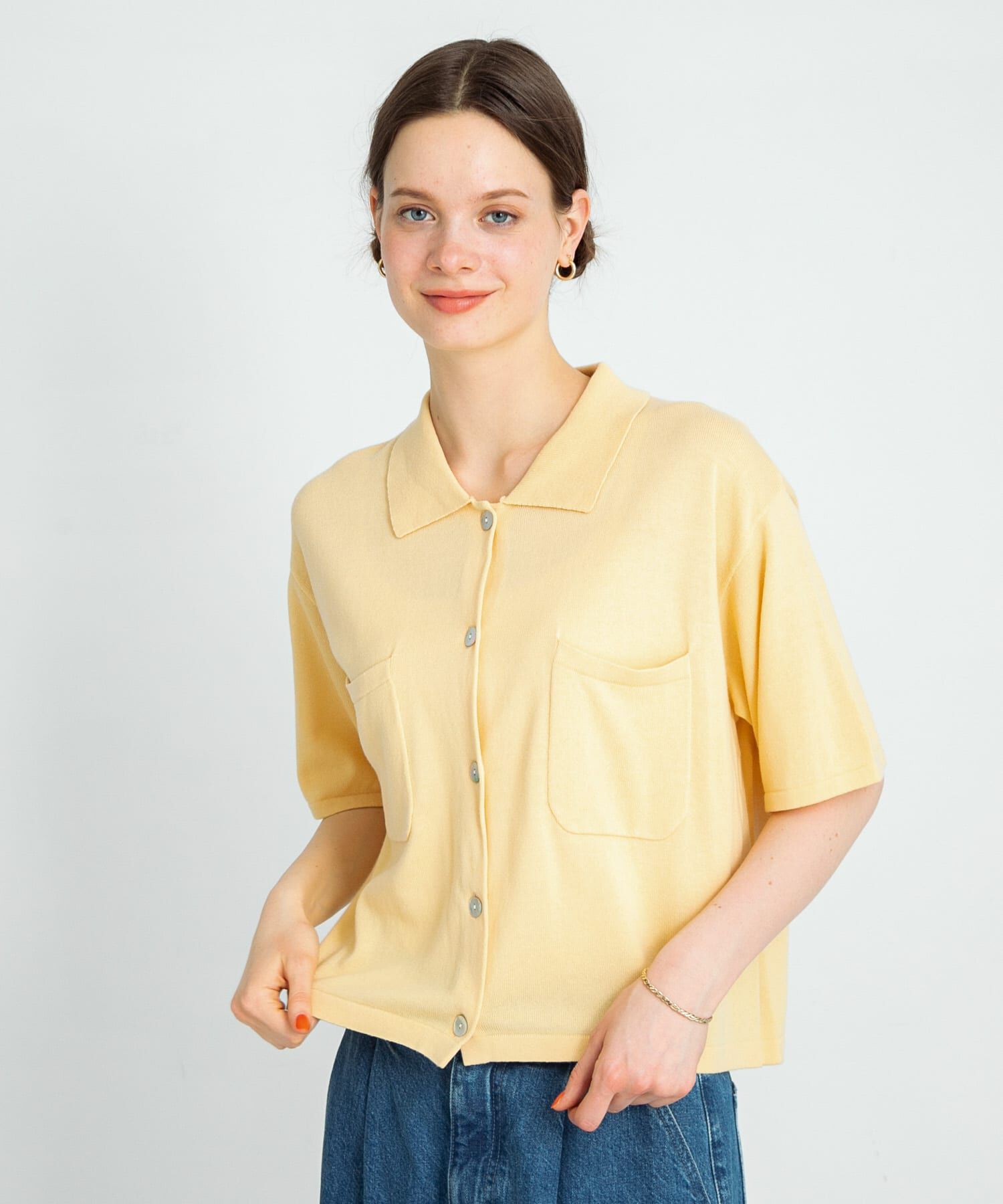 Sonny Label 「(接触冷感)クールミストニットシャツ」|ニット・セーター|