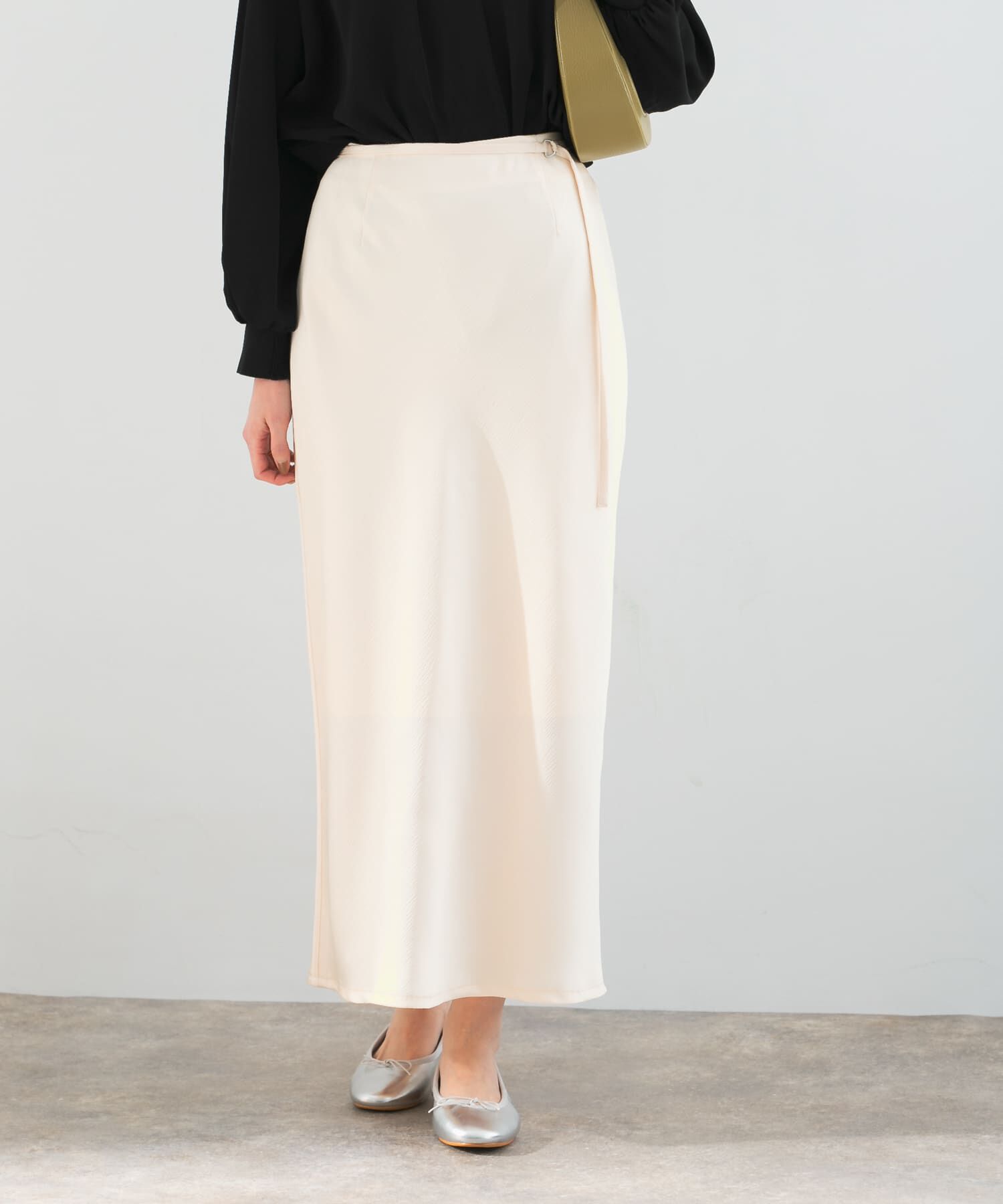 URBAN RESEARCH ROSSO「リップルサテンスカート」|スカート|