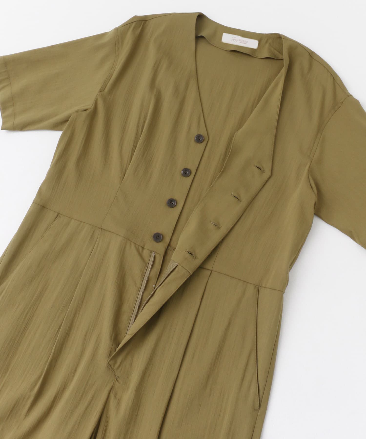 URBAN RESEARCH ROSSO「F by ROSSO　ウエスト切り替えVネックオールインワン」|スカート|