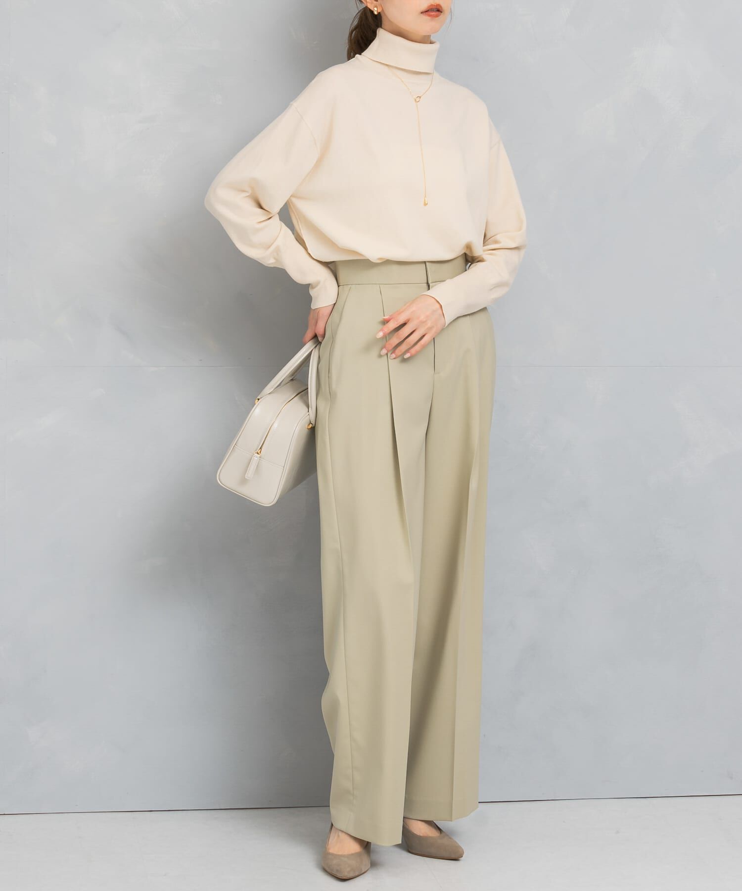 URBAN RESEARCH ROSSO「アウトリンキングタートルニット」|ニット・セーター|