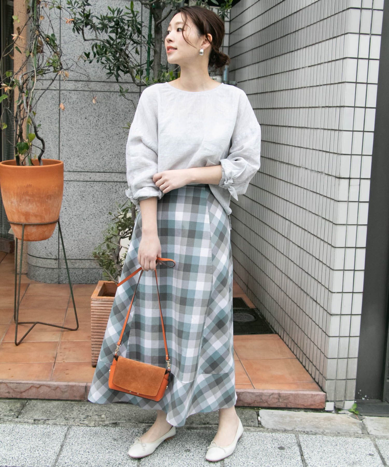 URBAN RESEARCH ROSSO「カラーブロックマキシスカート&there4;」|スカート|