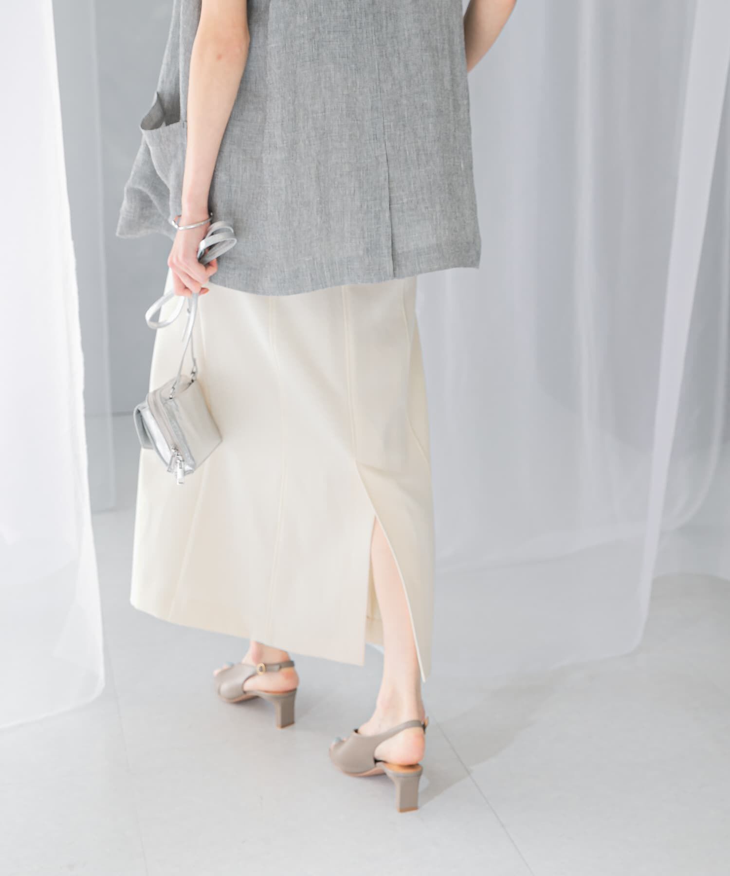 URBAN RESEARCH ROSSO「タックストレートスカート」|スカート|