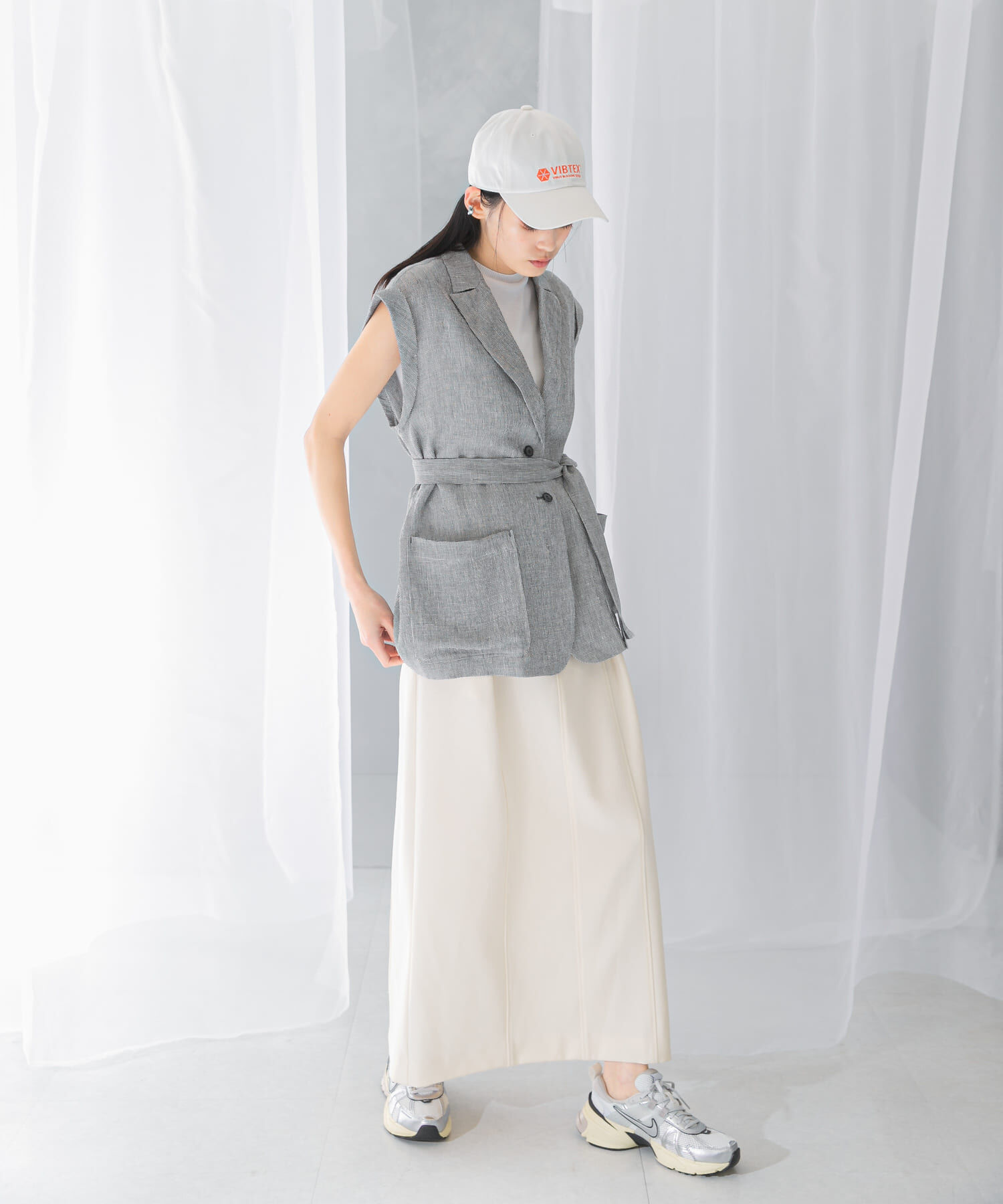 URBAN RESEARCH ROSSO「タックストレートスカート」|スカート|