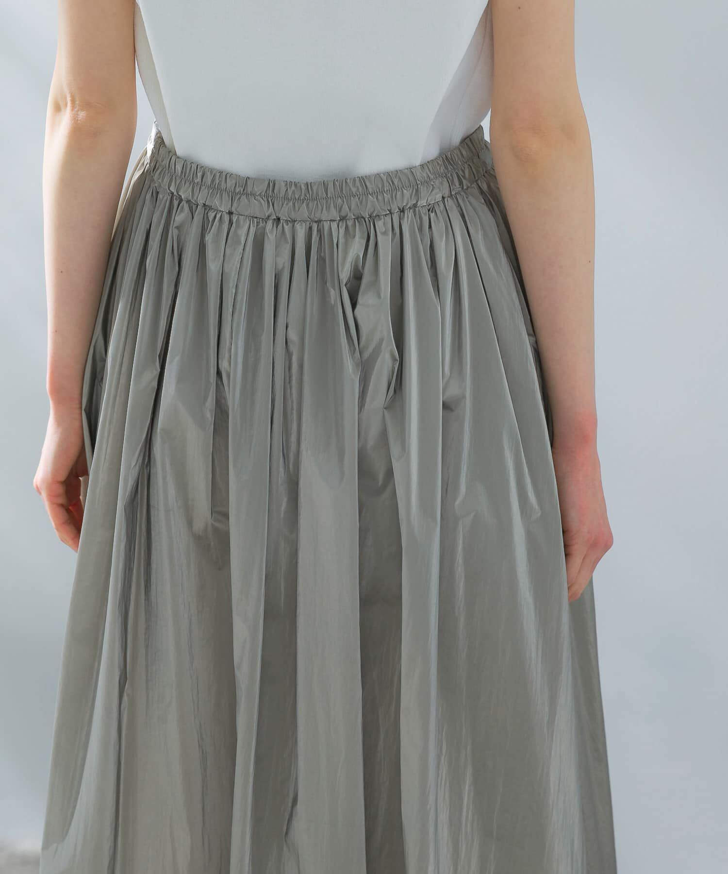 URBAN RESEARCH ROSSO「グロッシーギャザースカート」|スカート|