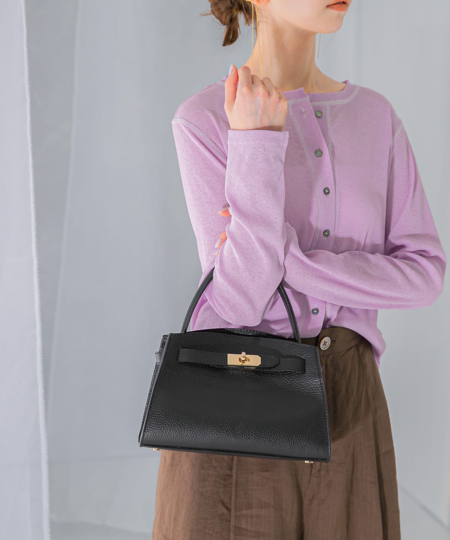 URBAN RESEARCH ROSSO「AULENTTI　キーベルト付きミニハンドBAG」|ハンドバッグ|