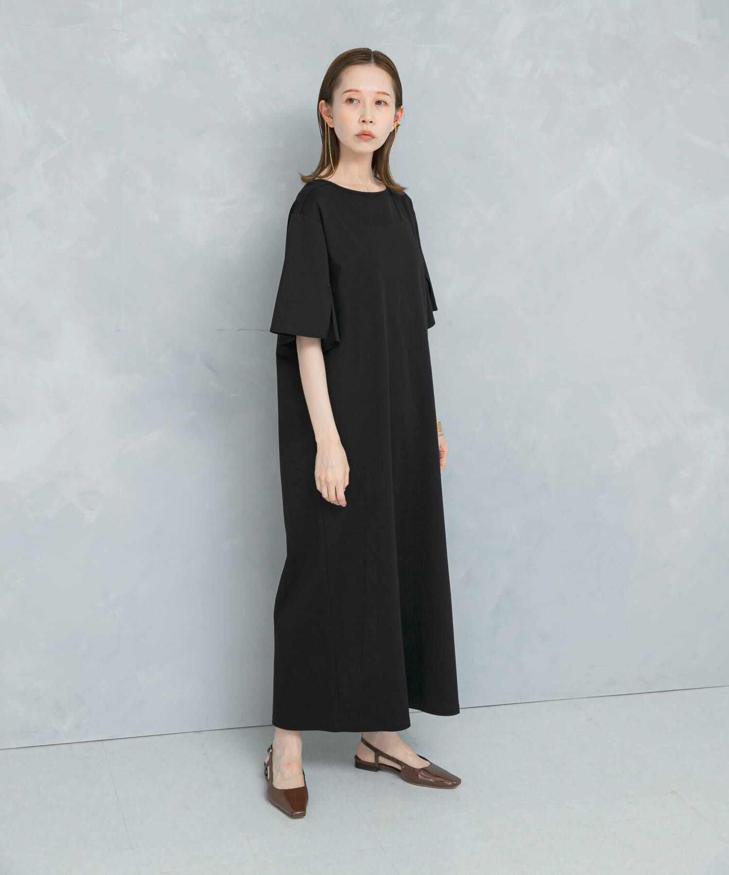 URBAN RESEARCH ROSSO「クールタッチハイゲージカットワンピース」|ワンピース|