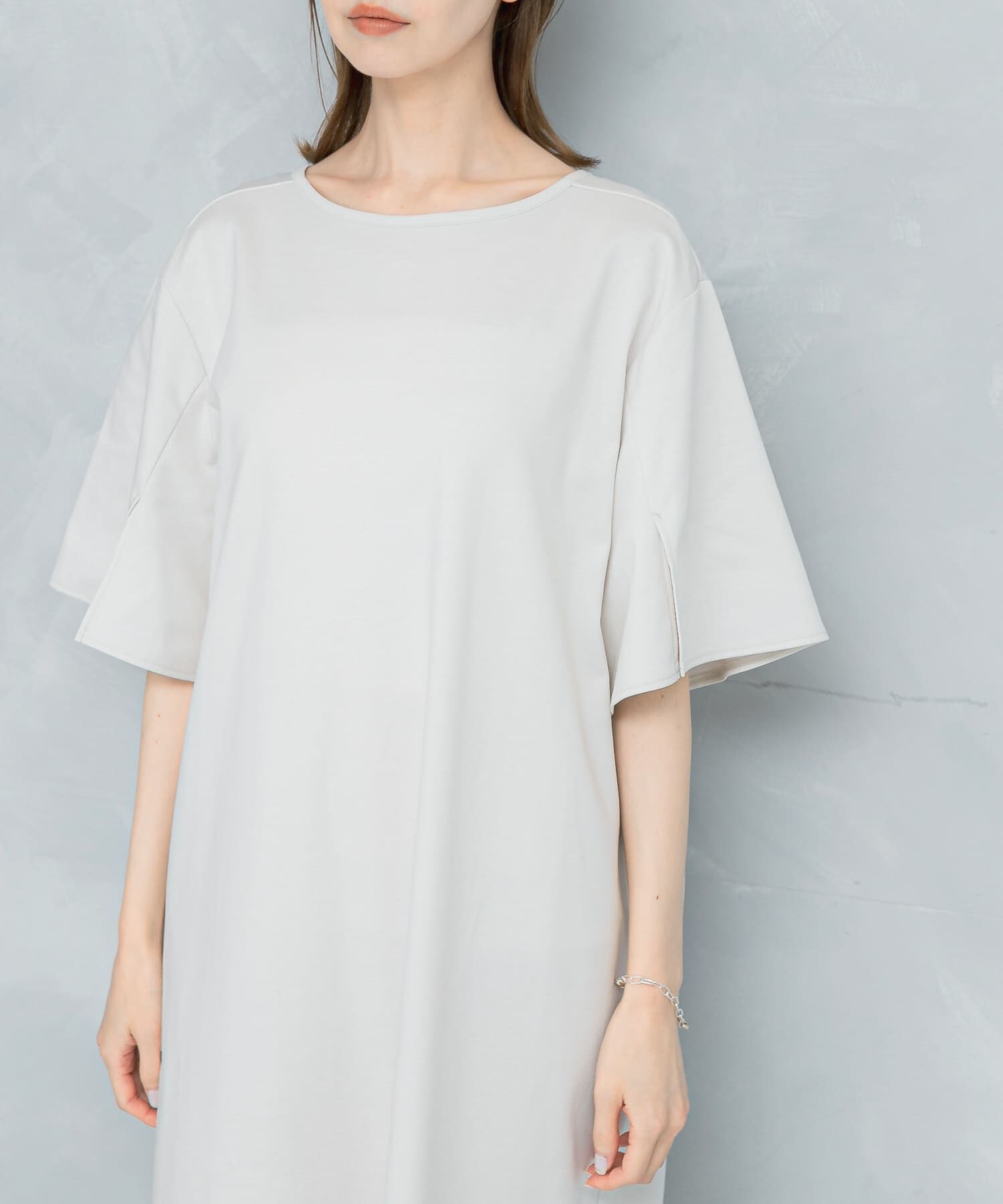 URBAN RESEARCH ROSSO「クールタッチハイゲージカットワンピース」|ワンピース|