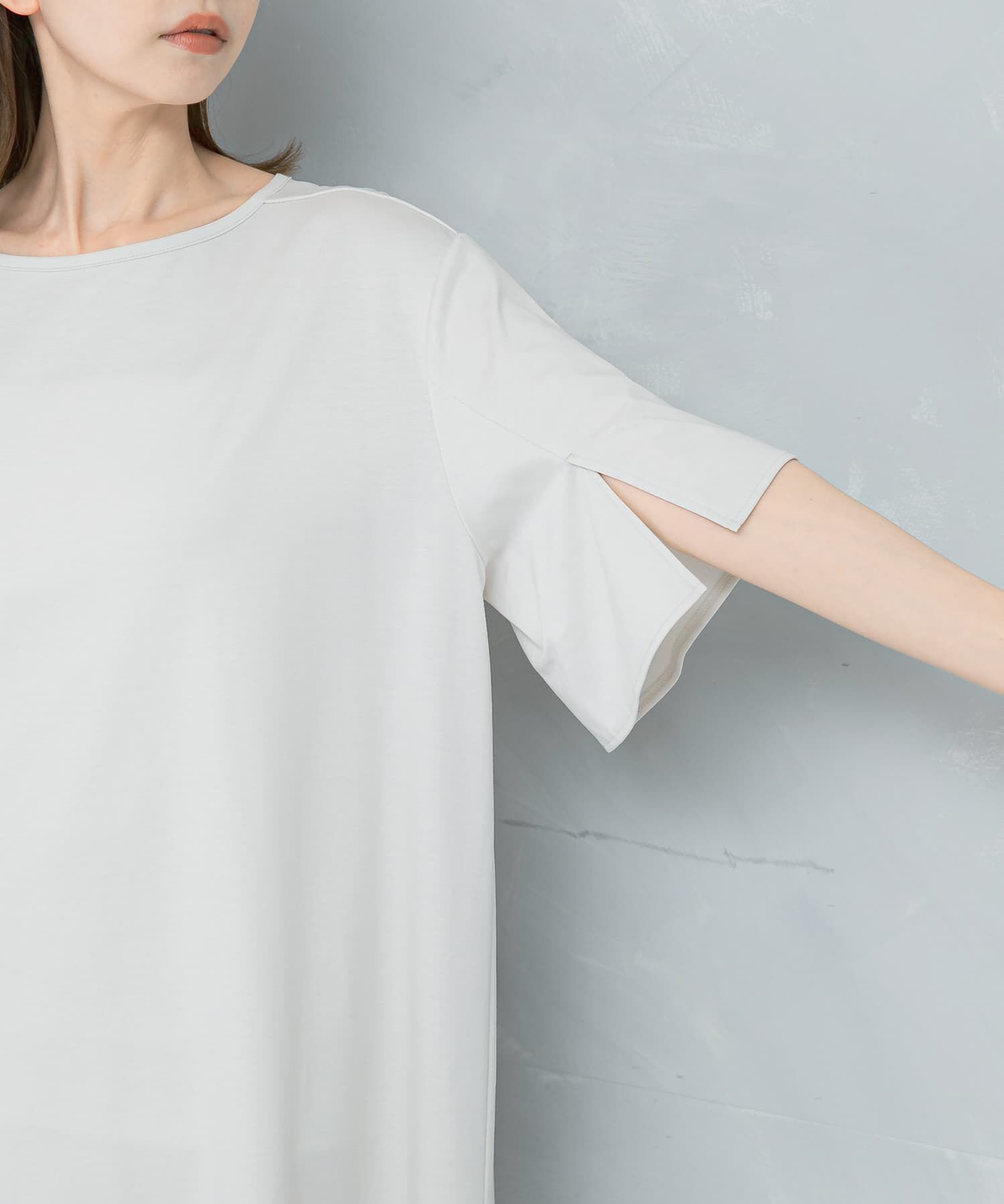 URBAN RESEARCH ROSSO「クールタッチハイゲージカットワンピース」|ワンピース|