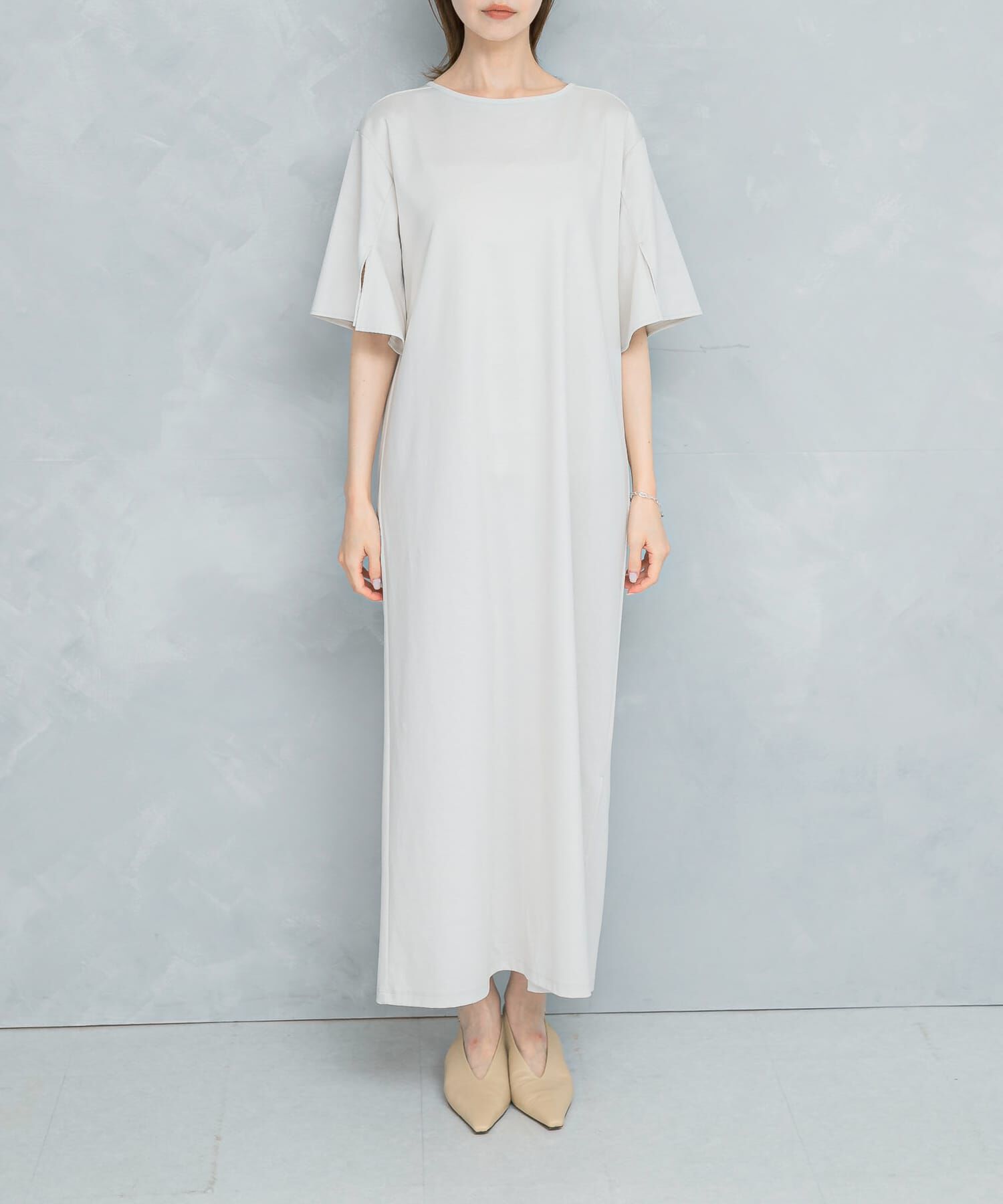 URBAN RESEARCH ROSSO「クールタッチハイゲージカットワンピース」|ワンピース|