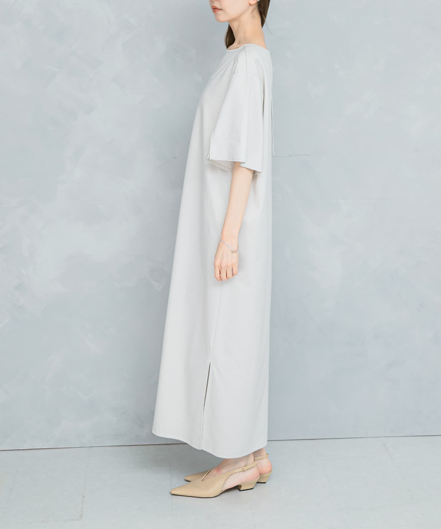 URBAN RESEARCH ROSSO「クールタッチハイゲージカットワンピース」|ワンピース|