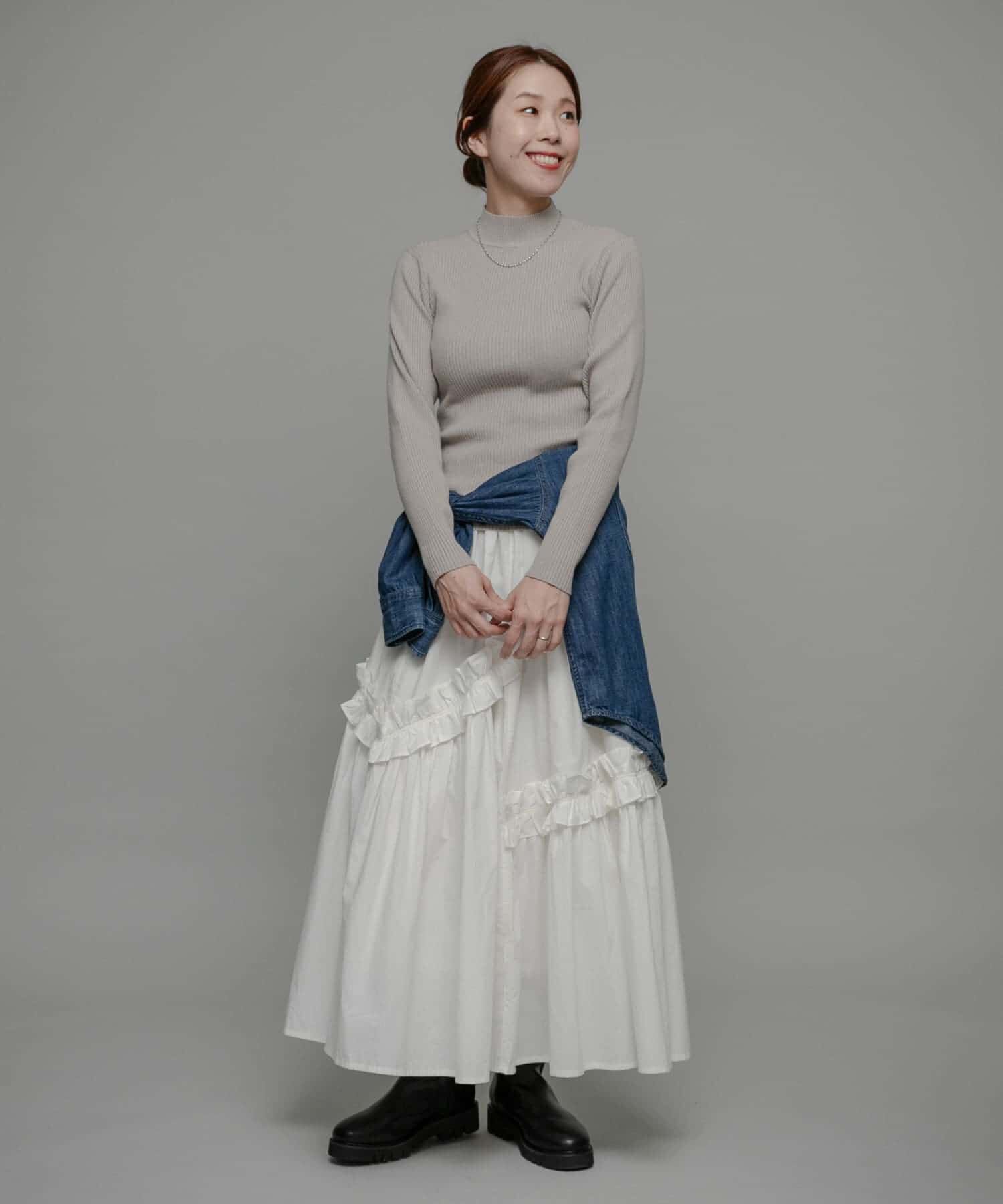 Sonny Label 「ウォッシャブルリブハイネックニットプルオーバー」|ニット・セーター|