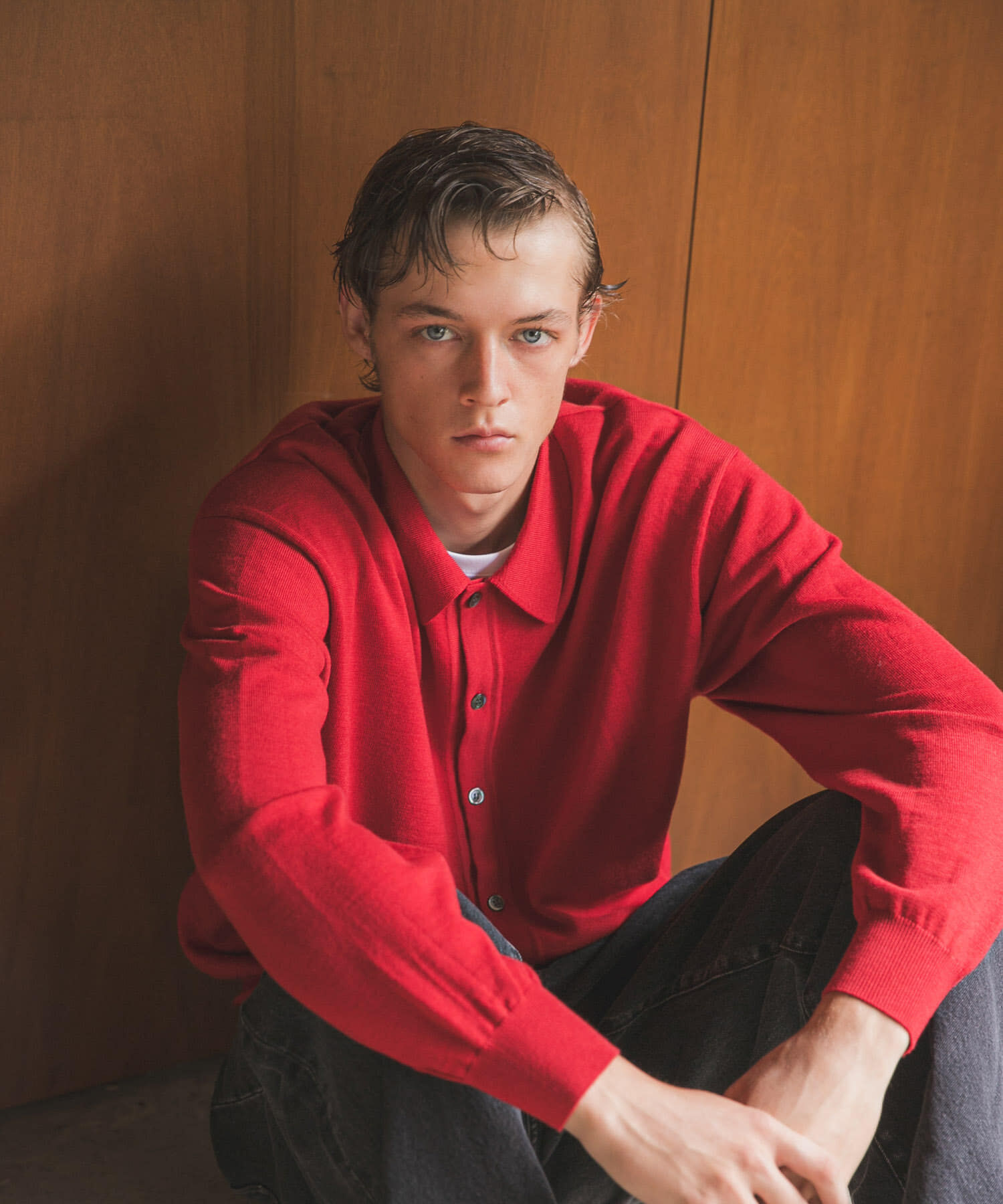 URBAN RESEARCH「『別注』crepuscule&times;URBAN RESEARCH　H-G Knit Shirts」|ニット・セーター|