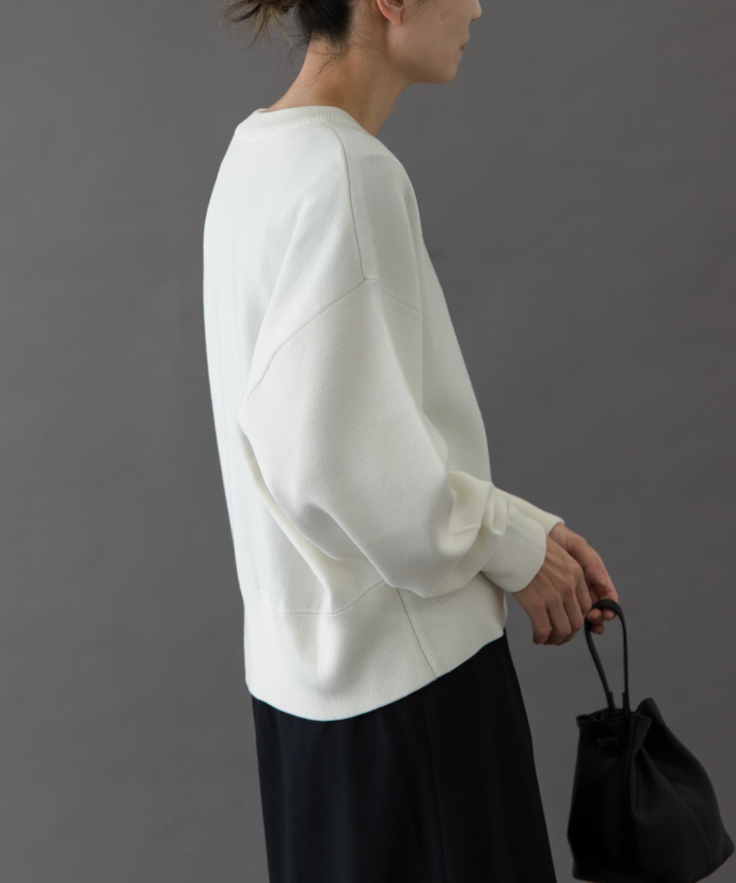 URBAN RESEARCH DOORS「FORK&SPOON　ダブルフェイスクルーネックニット」|ニット・セーター|