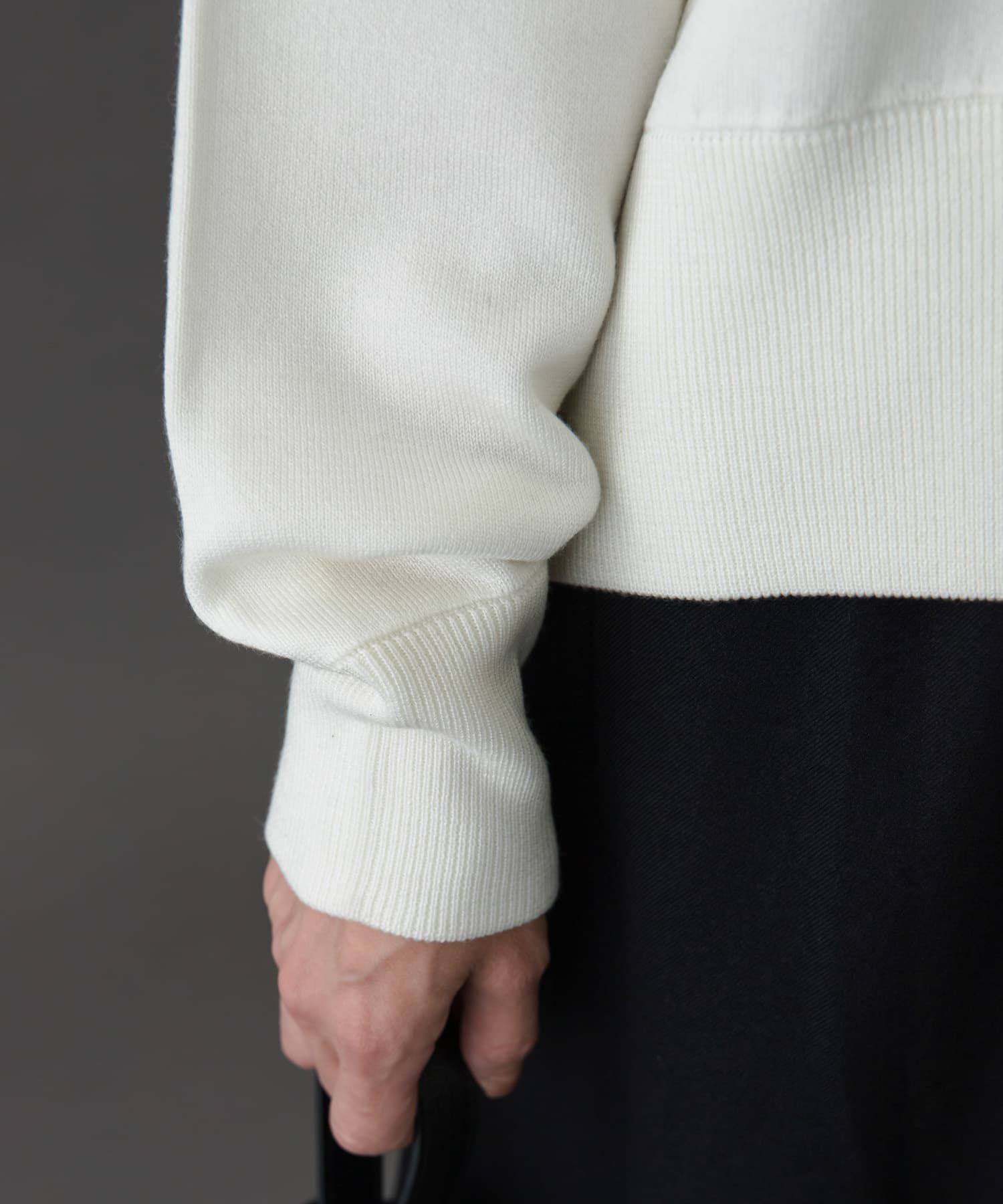 URBAN RESEARCH DOORS「FORK&SPOON　ダブルフェイスクルーネックニット」|ニット・セーター|