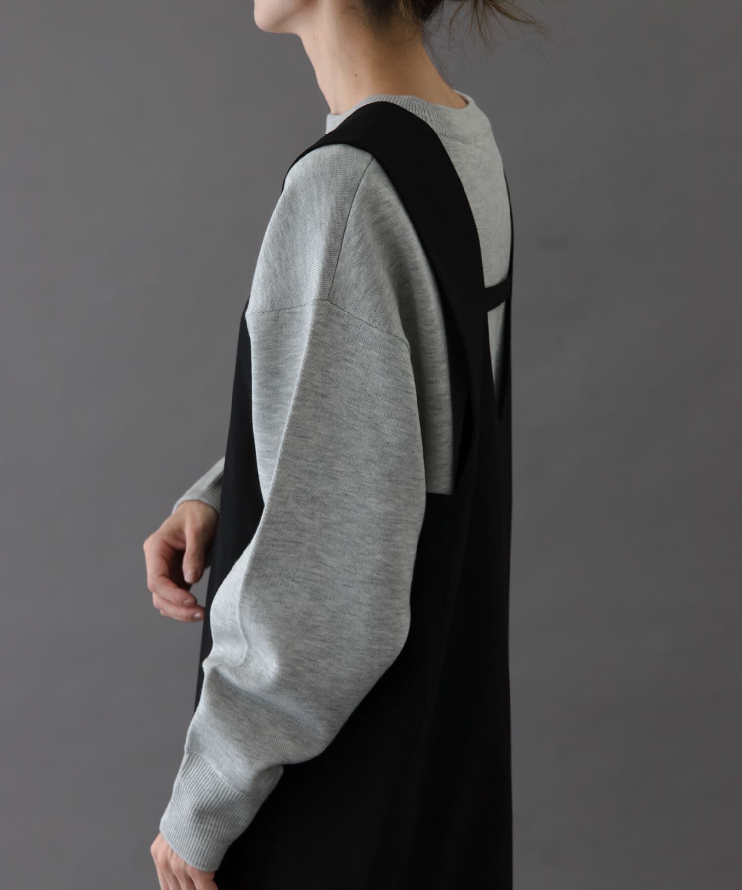 URBAN RESEARCH DOORS「FORK&SPOON　ダブルフェイスクルーネックニット」|ニット・セーター|