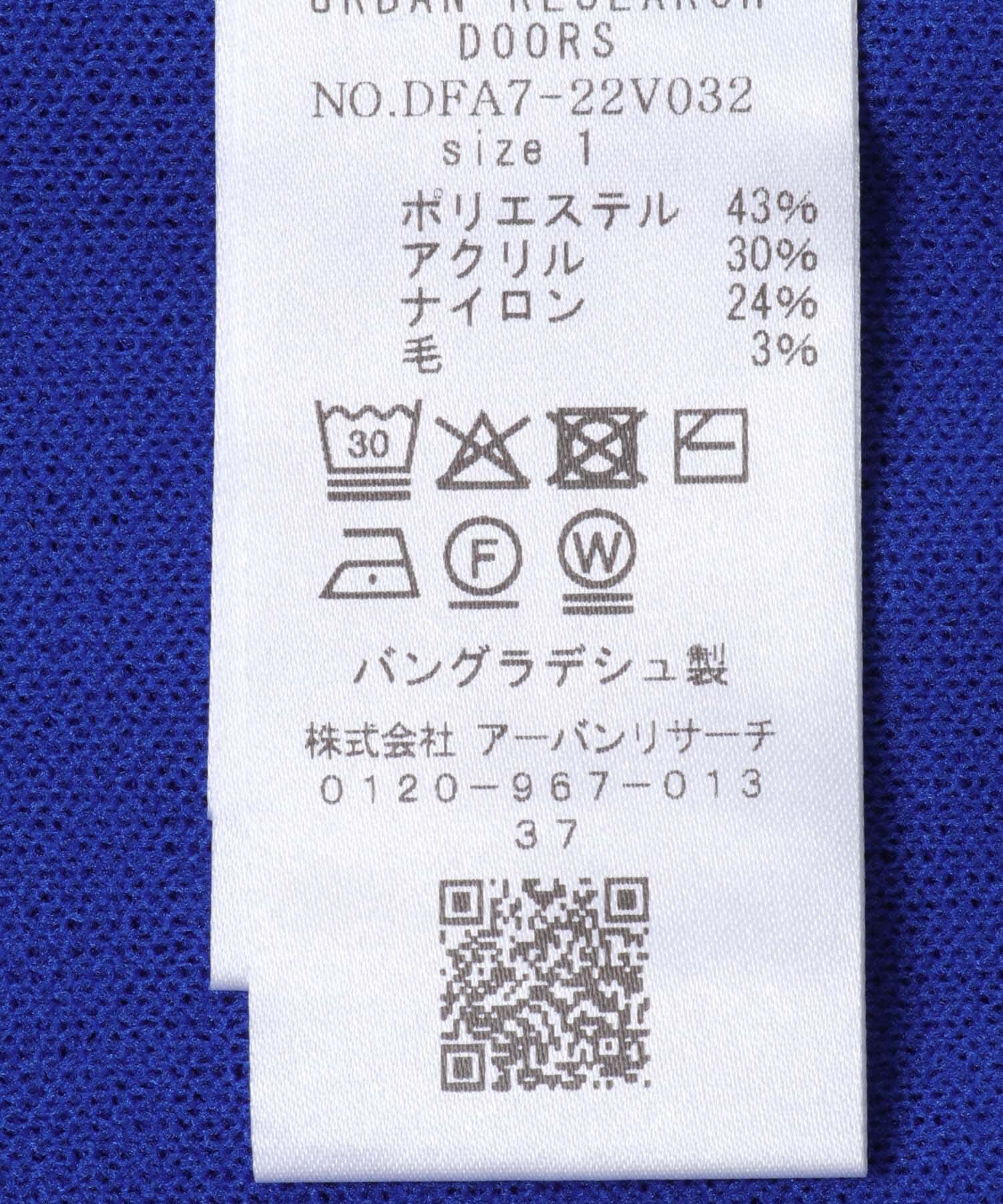 URBAN RESEARCH DOORS「FORK&SPOON　ダブルフェイスクルーネックニット」|ニット・セーター|