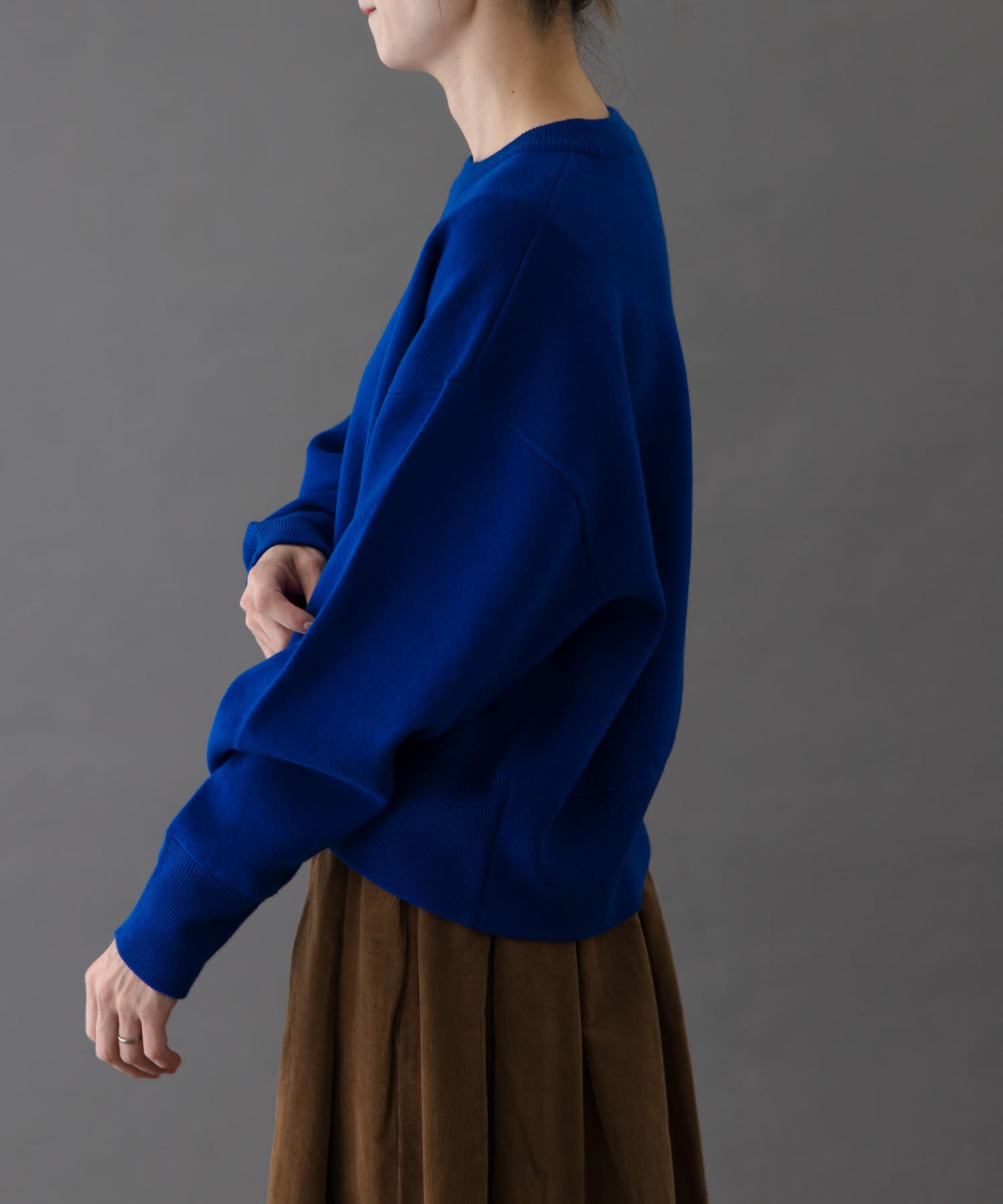 URBAN RESEARCH DOORS「FORK&SPOON　ダブルフェイスクルーネックニット」|ニット・セーター|