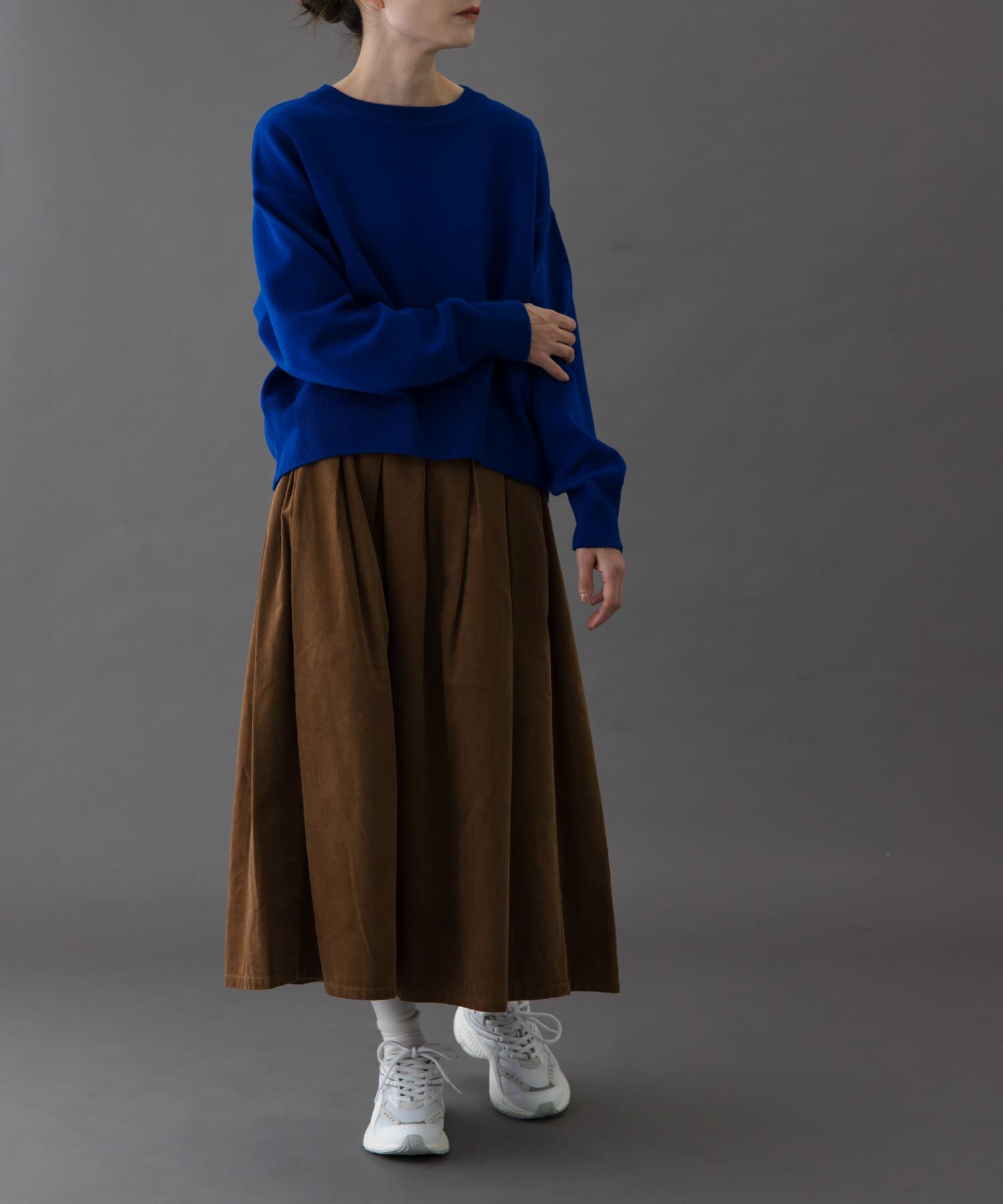 URBAN RESEARCH DOORS「FORK&SPOON　ダブルフェイスクルーネックニット」|ニット・セーター|