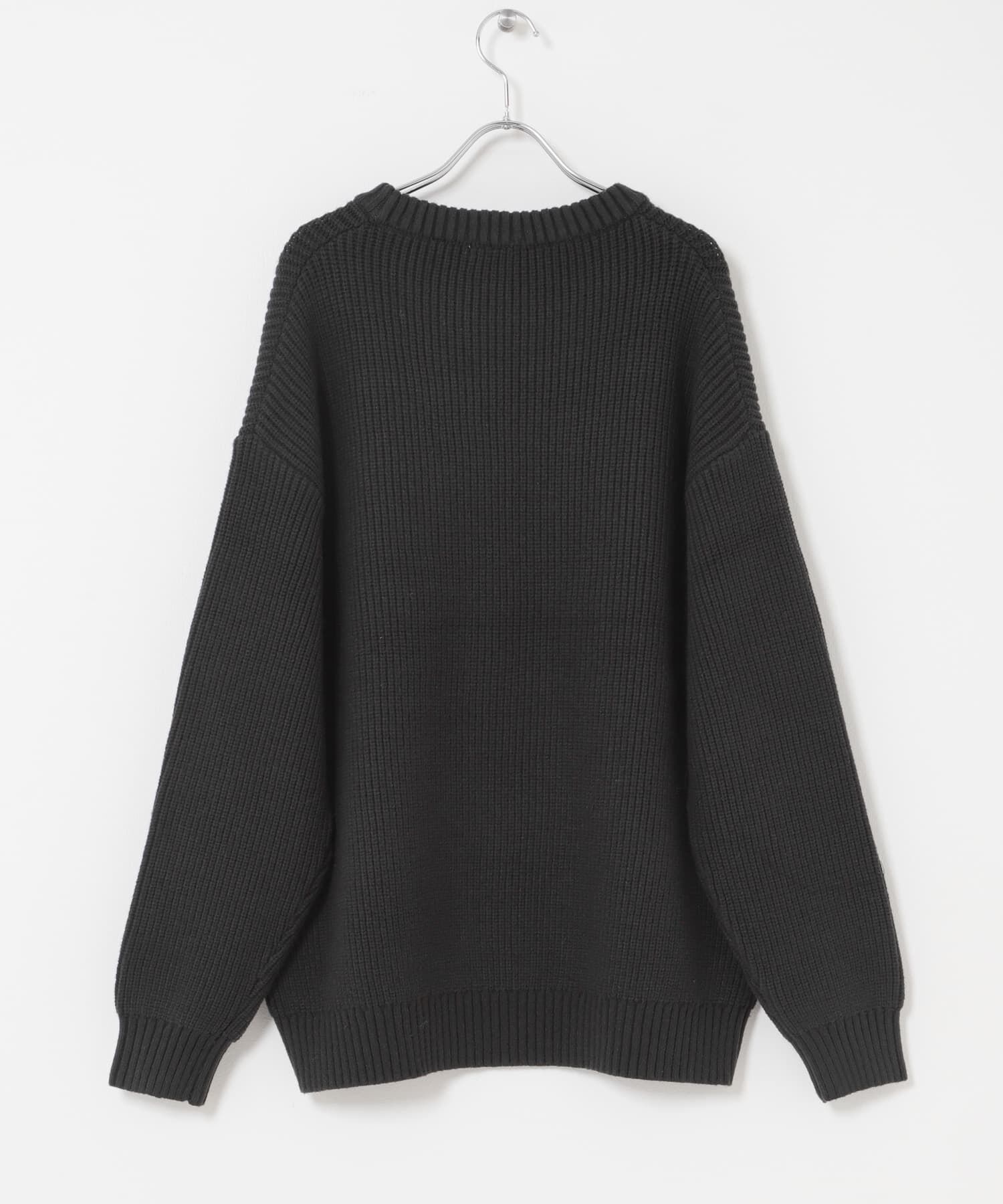 URBAN RESEARCH DOORS「畦ニット クルーネックプルオーバー」|ニット・セーター|