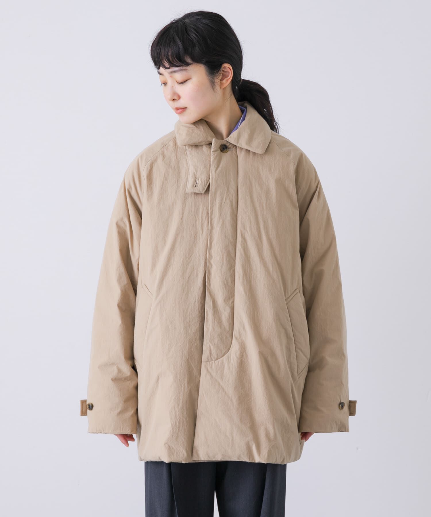 かぐれ「コットンダウンジャケット」|ダウン|