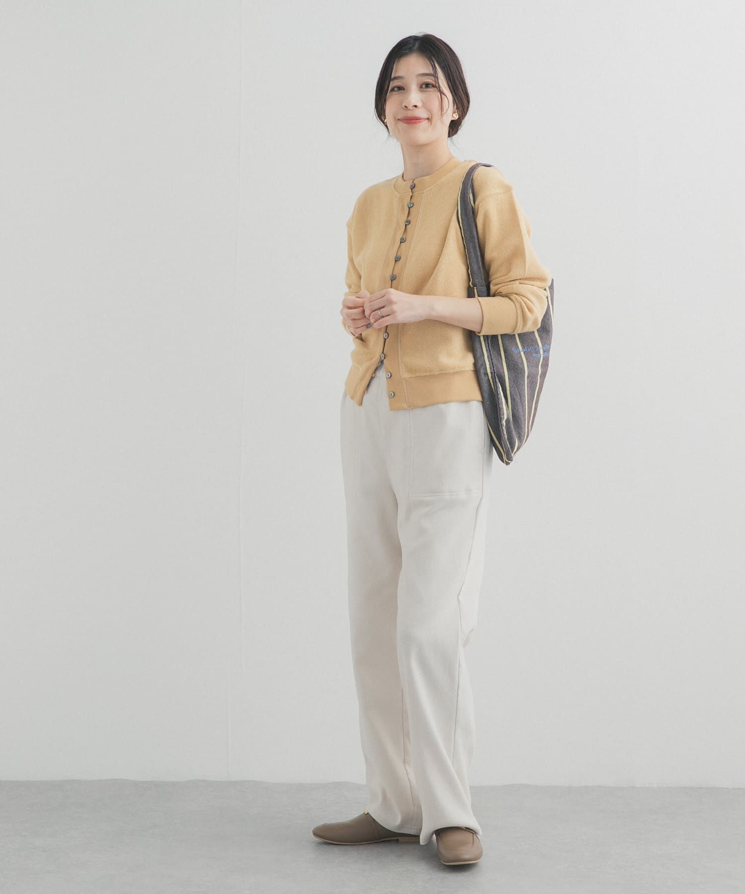 URBAN RESEARCH DOORS「カットブークレーショートカーディガン」|カーディガン|