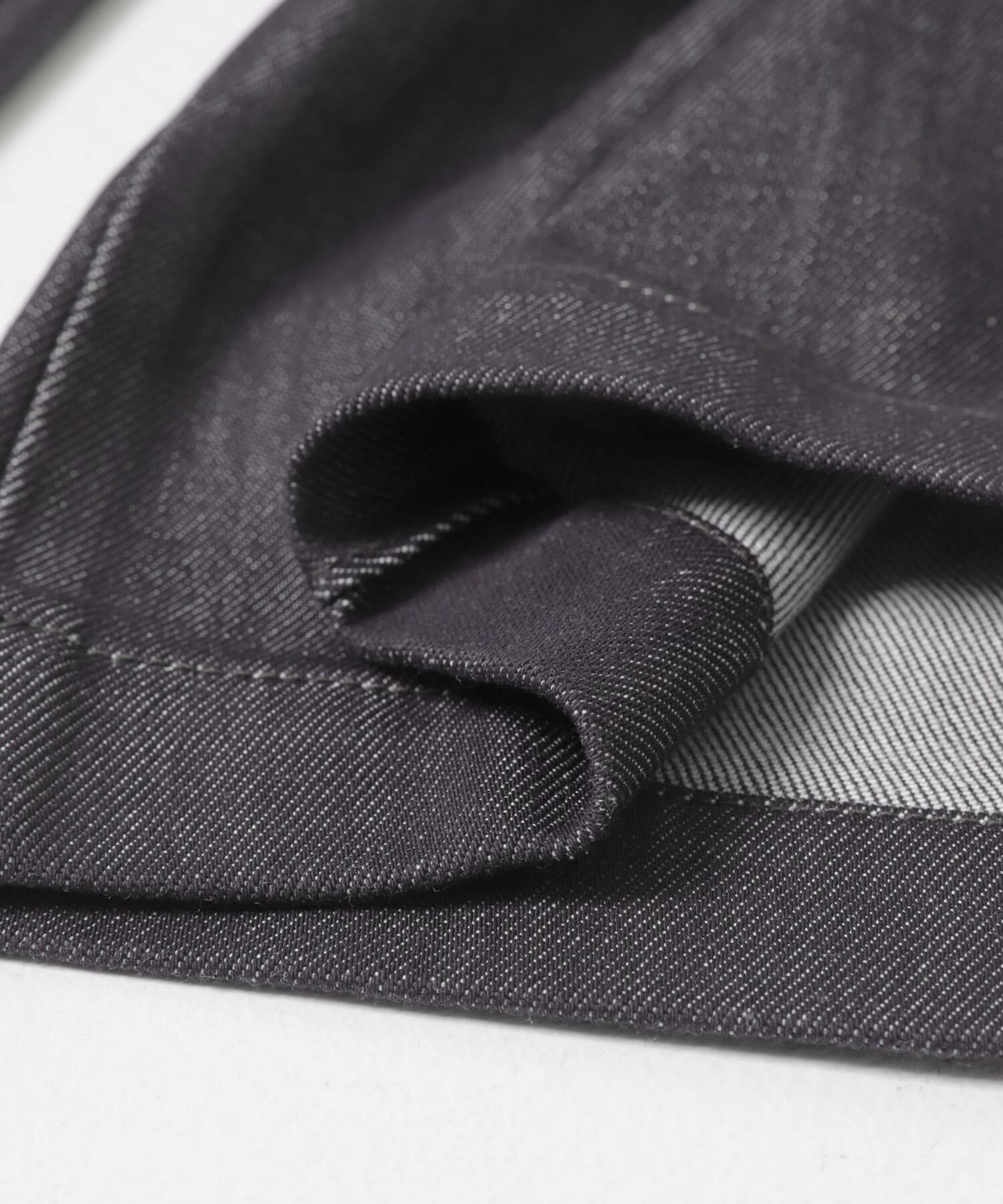 URBAN RESEARCH ROSSO「ピンタックストレッチワイドデニムパンツ」|デニム|