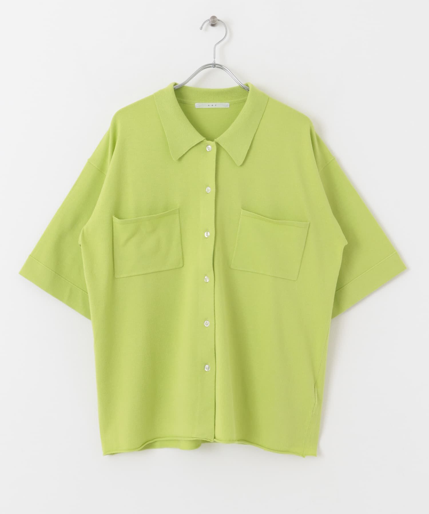  「ルーズシルエットニットシャツ」|ニット・セーター|