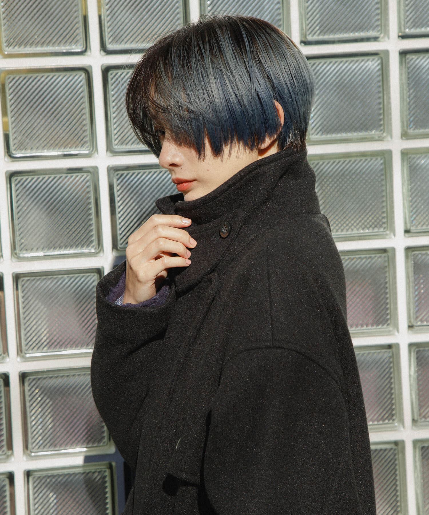  「『2サイズ展開』コクーンロングコート」|ステンカラーコート|