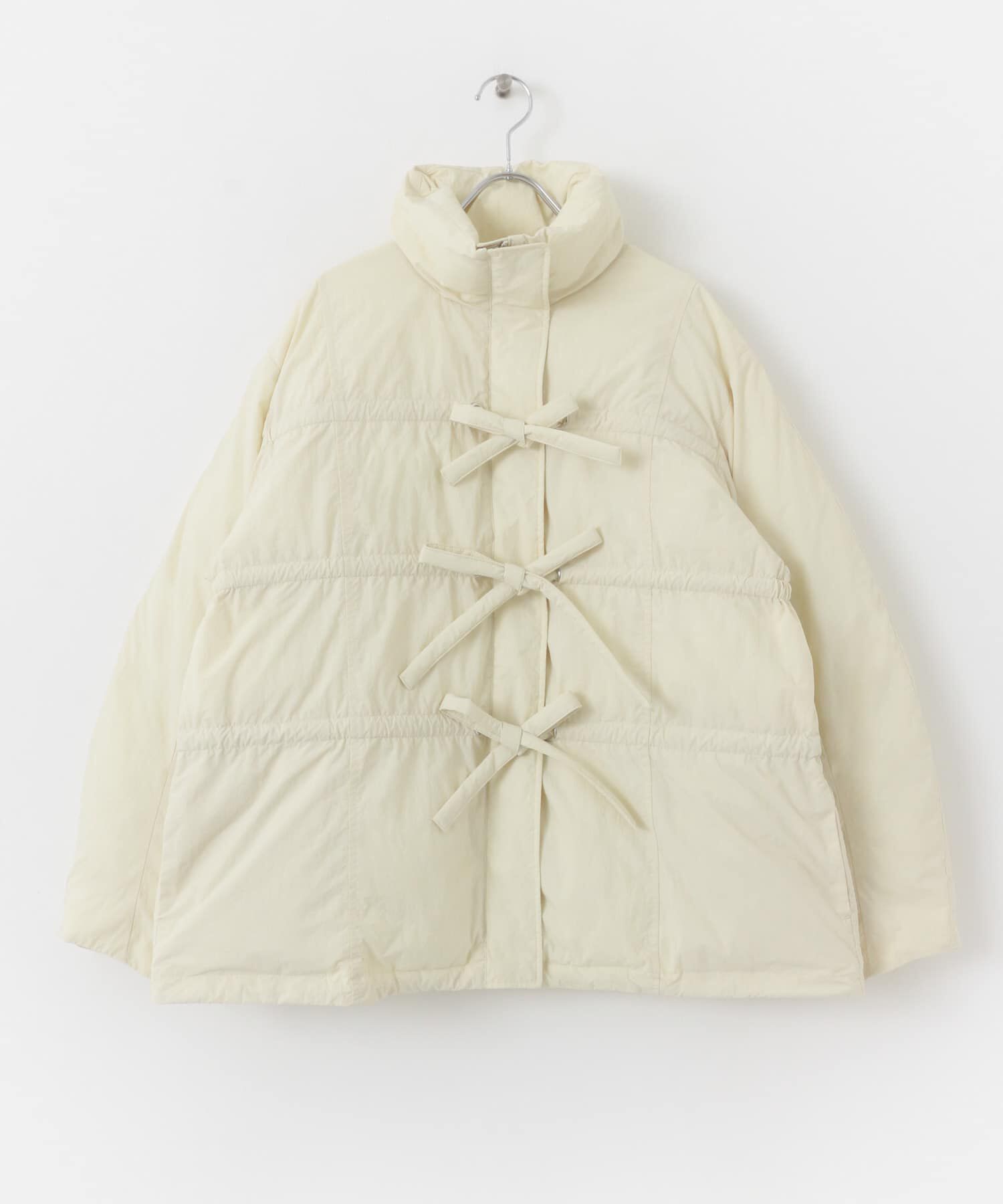  「フロントリボン中綿ジャケット」|ダウン|