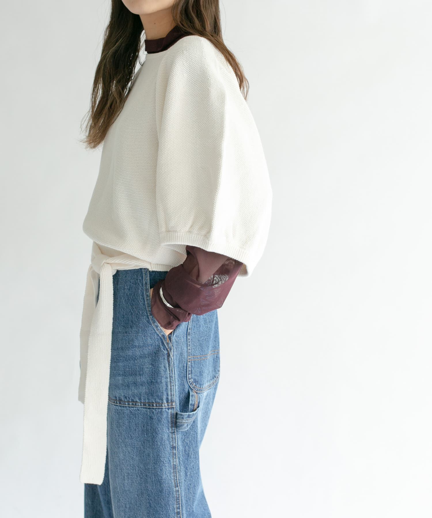  「バルーンスリーブニット」|ニット・セーター|