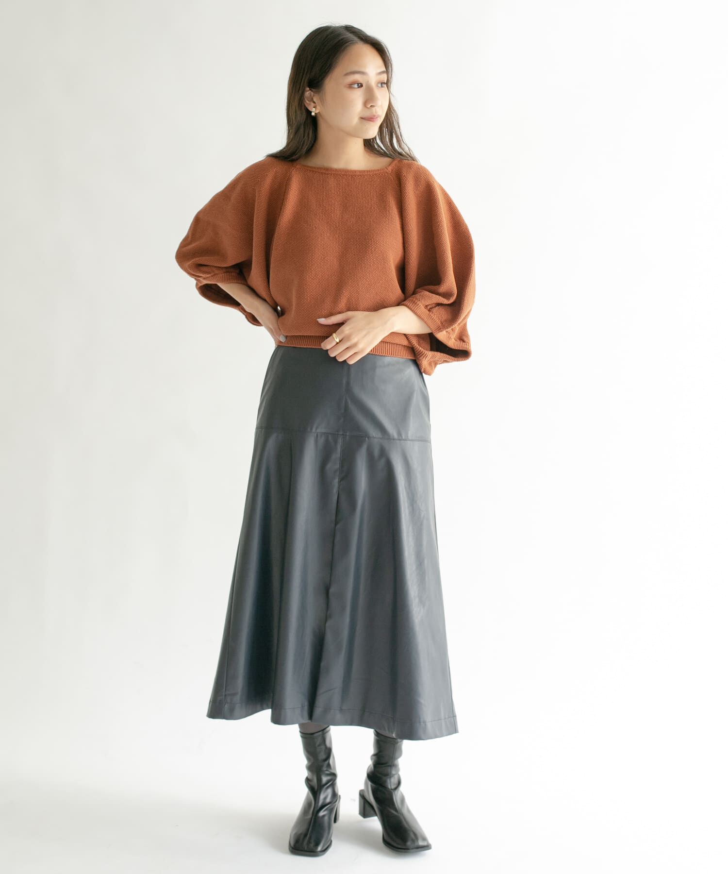  「バルーンスリーブニット」|ニット・セーター|