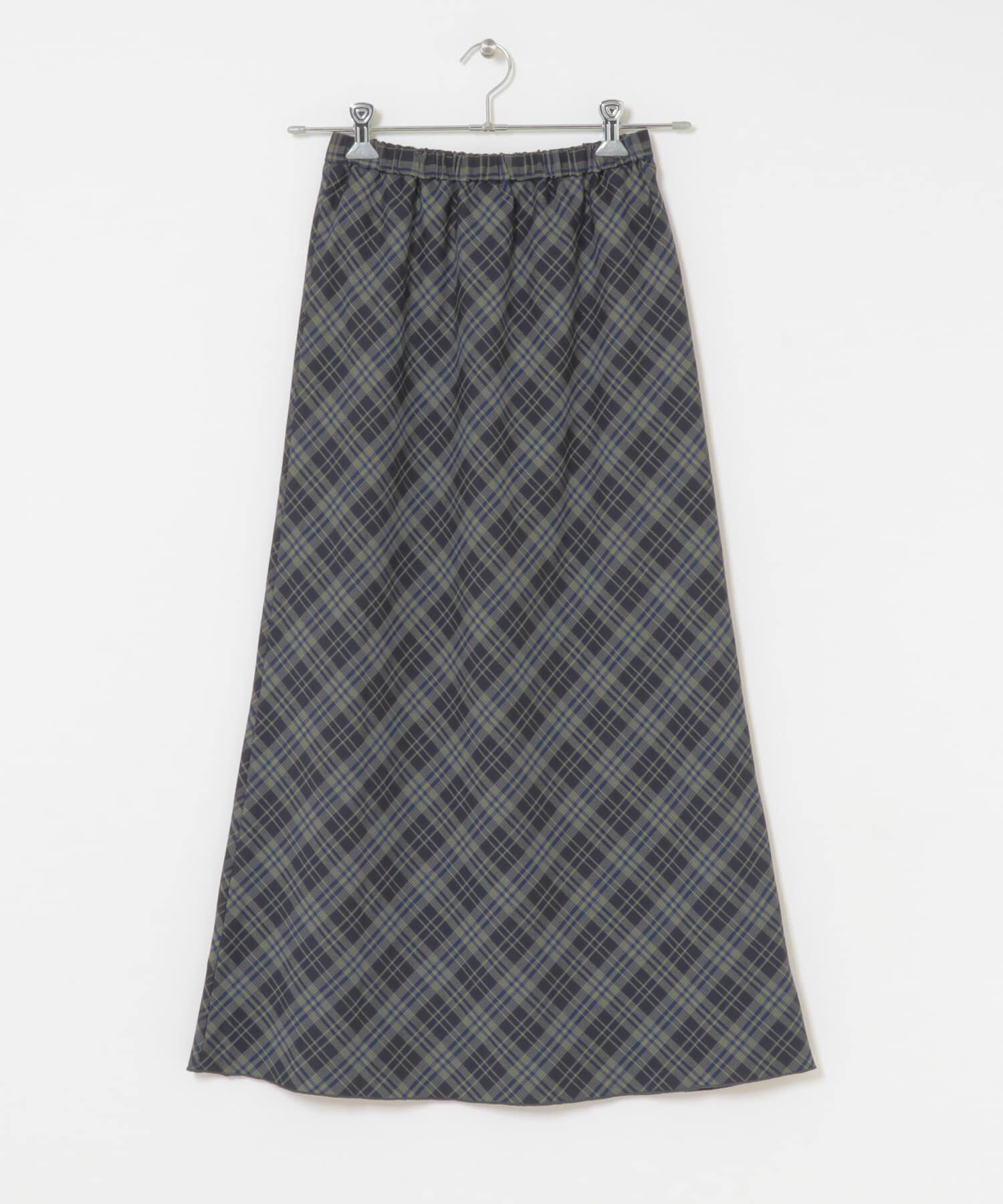  「チェックナロースカート」|スカート|