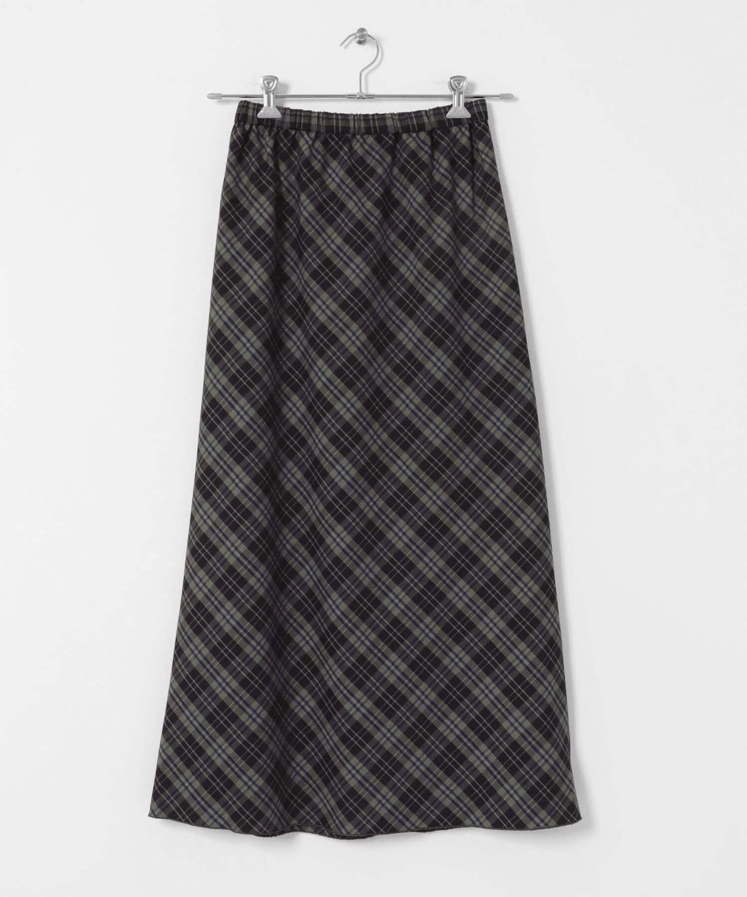  「チェックナロースカート」|スカート|