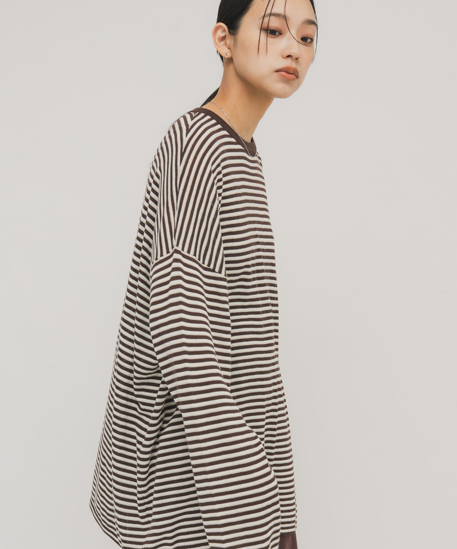  「シアーボーダールーズニット」|ニット・セーター|