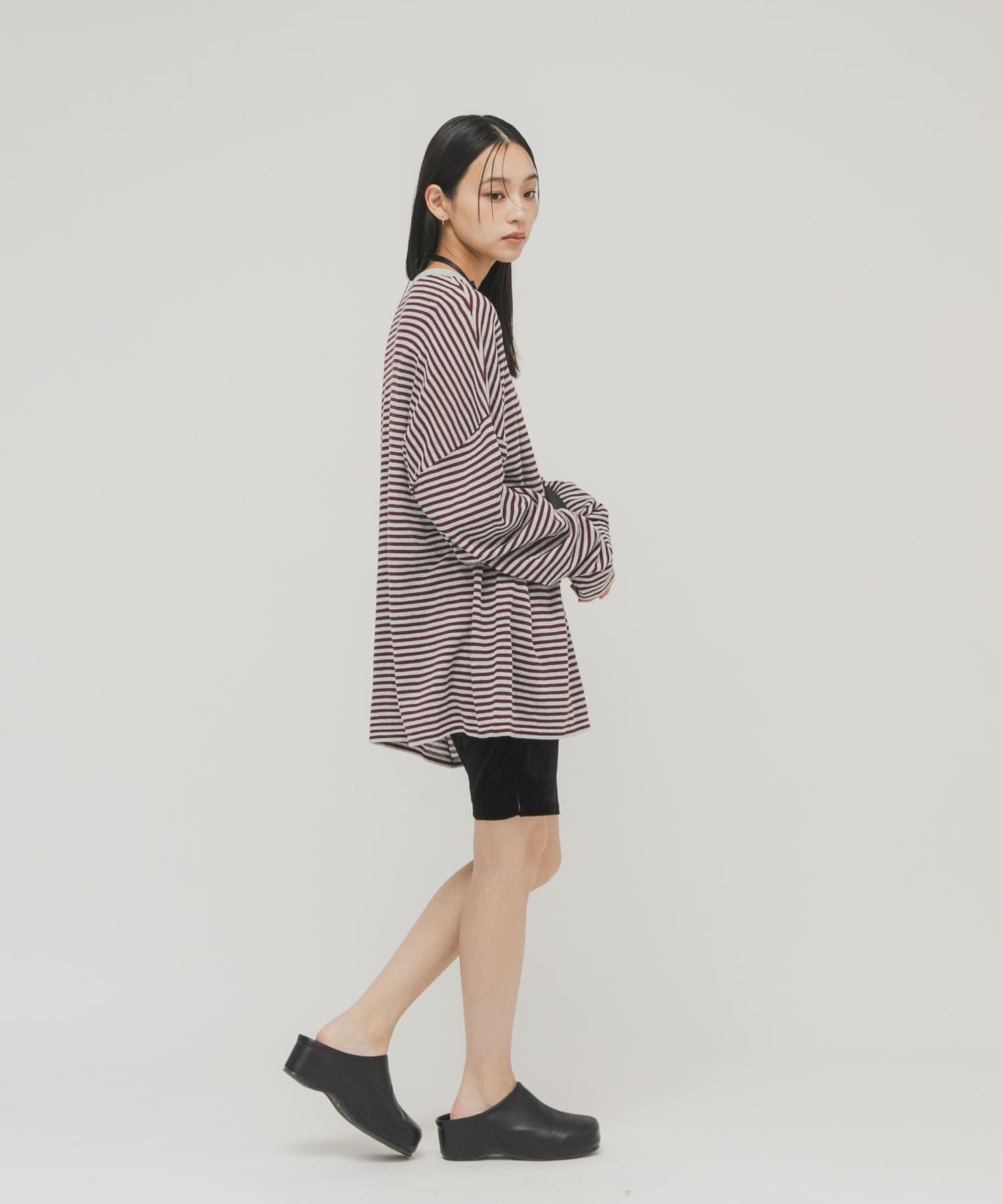  「シアーボーダールーズニット」|ニット・セーター|