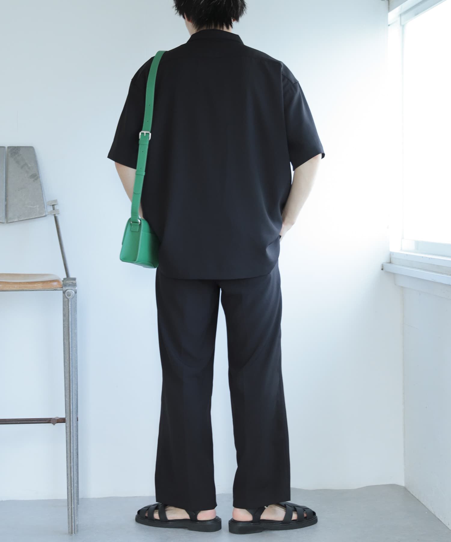 SENSE OF PLACE by URBAN RESEARCH「『セットアップ対応』『イージーケア』ダブルタックワイドスラックス」|その他|