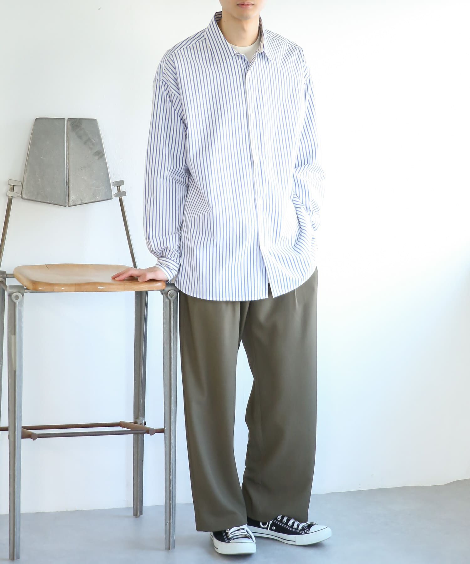 SENSE OF PLACE by URBAN RESEARCH「『セットアップ対応』『イージーケア』ダブルタックワイドスラックス」|その他|